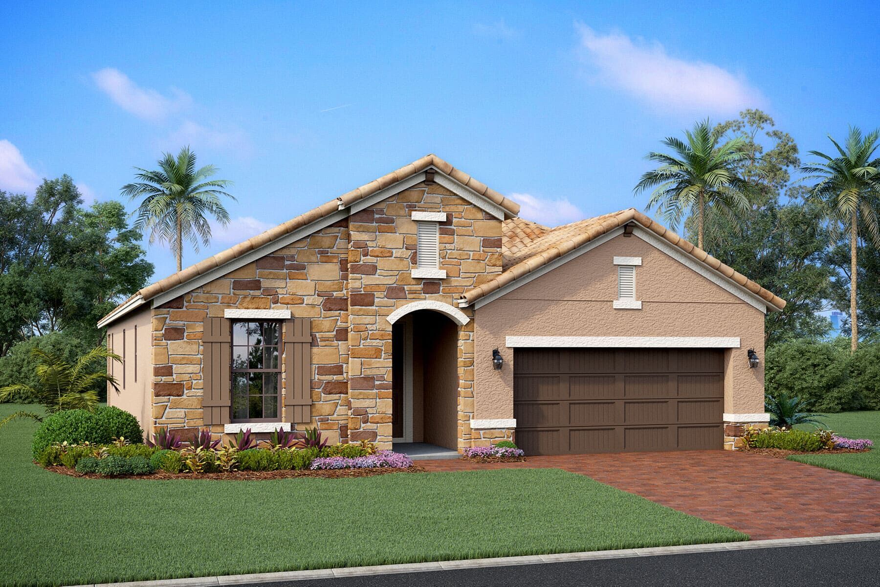 Calusa Elevation B:Calusa Elevation B