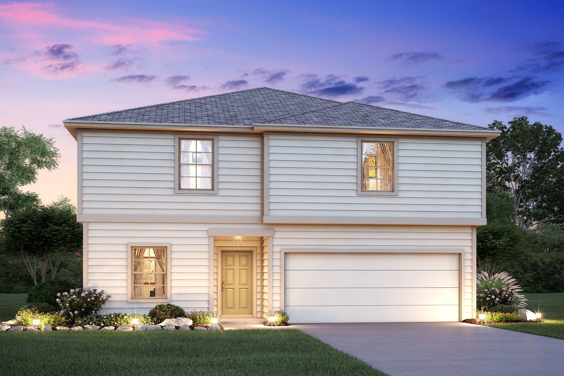 Donley Plan at Greenspoint Heights in Seguin, TX by M/I Homes