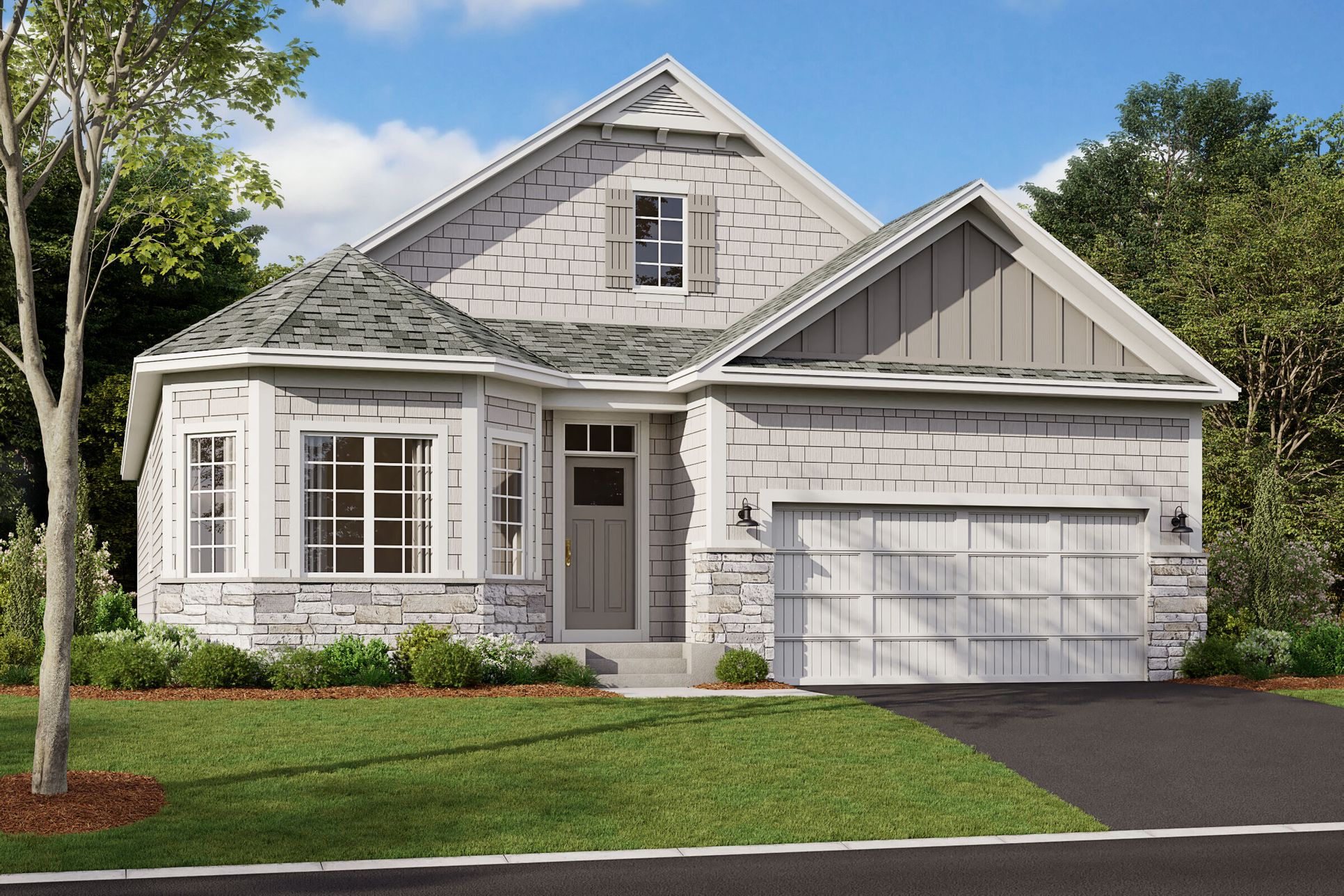 Grayson 2-Car Elevation B:Grayson 2-Car Elevation B