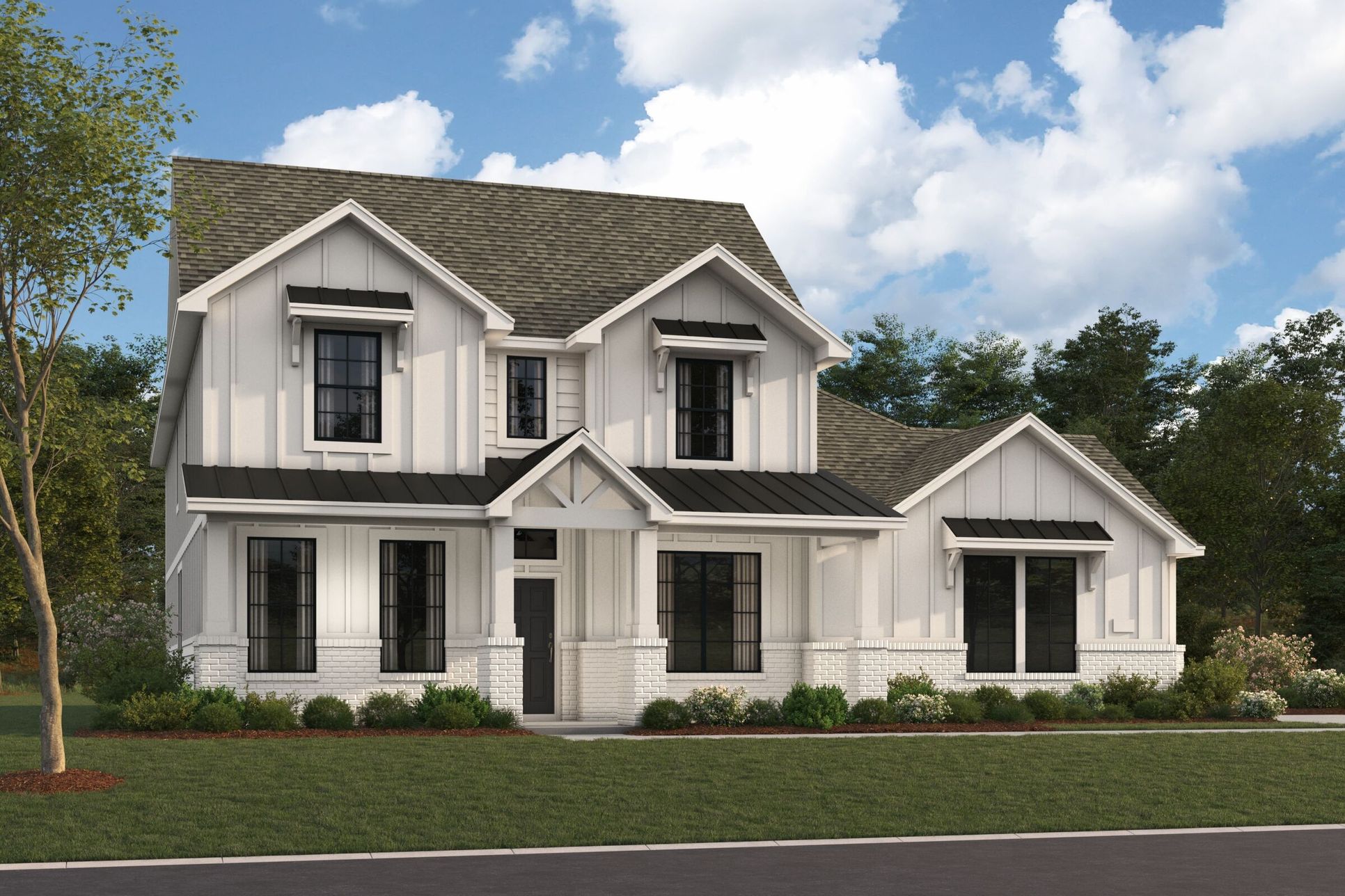 Dickinson Farmhouse Elevation:Dickinson Farmhouse Elevation