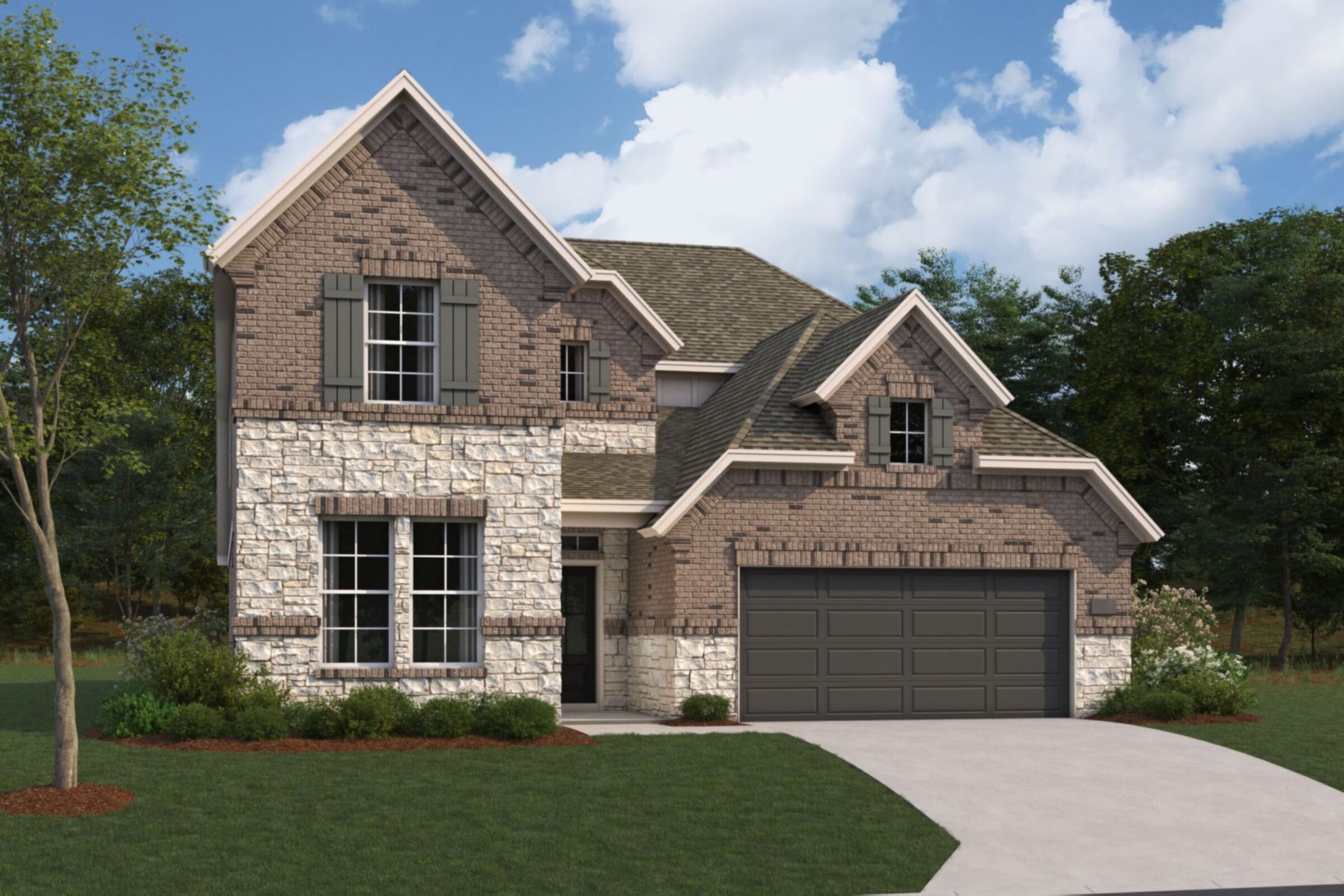 Balcones Elevation E:Balcones Elevation E