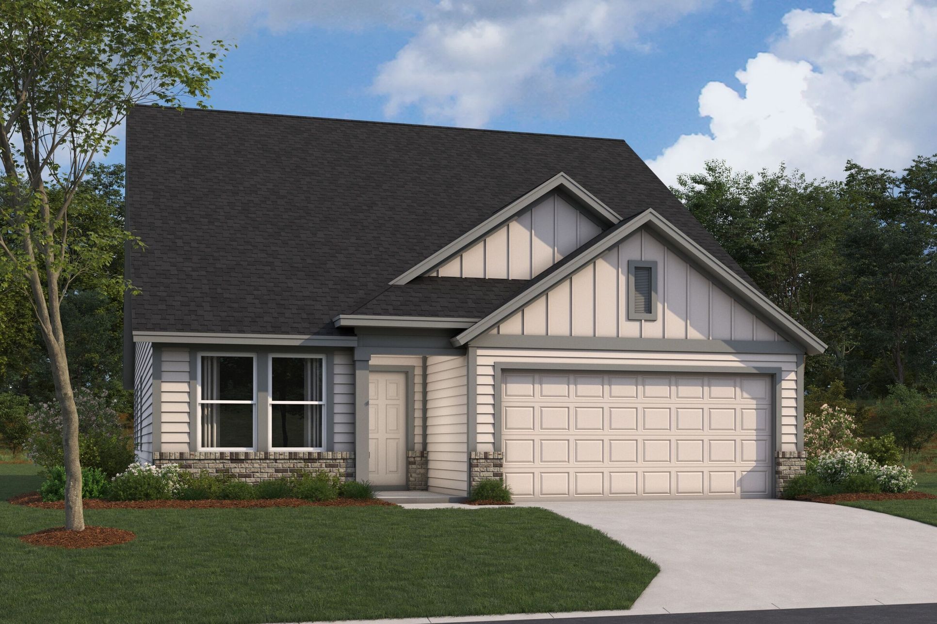 Abilene Elevation C Brick:Abilene Elevation C Brick