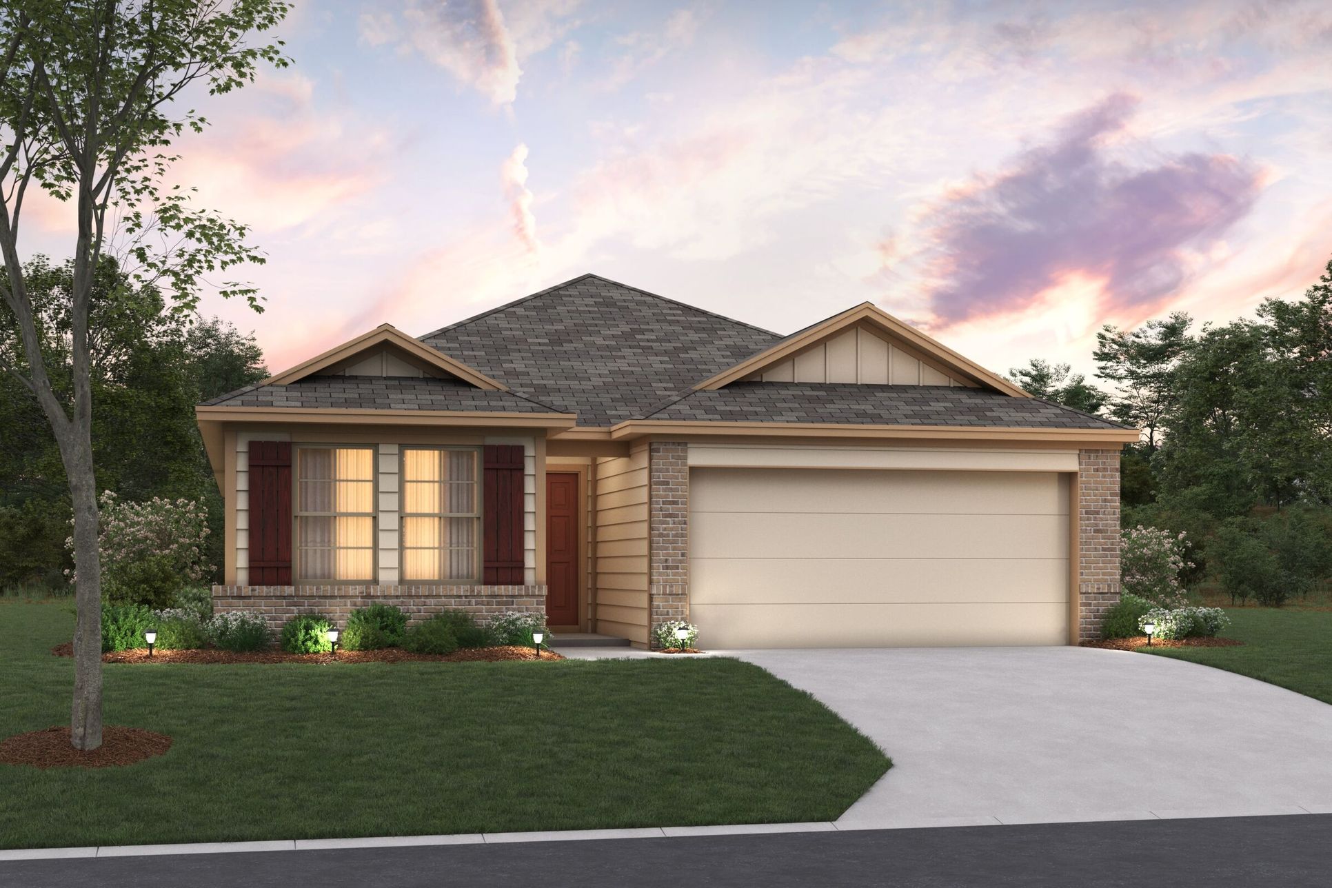 Freestone Elevation B:Freestone Elevation B