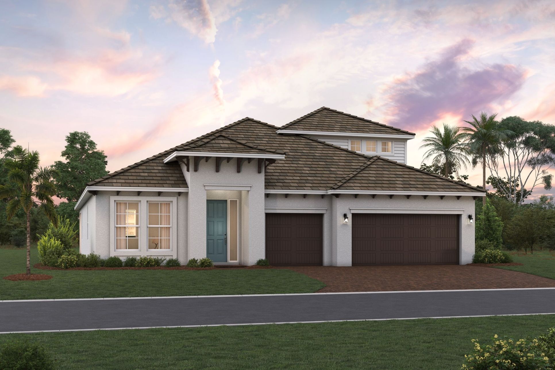 Crystal Elevation A with Bonus Room:Crystal Elevation A with Bonus Room