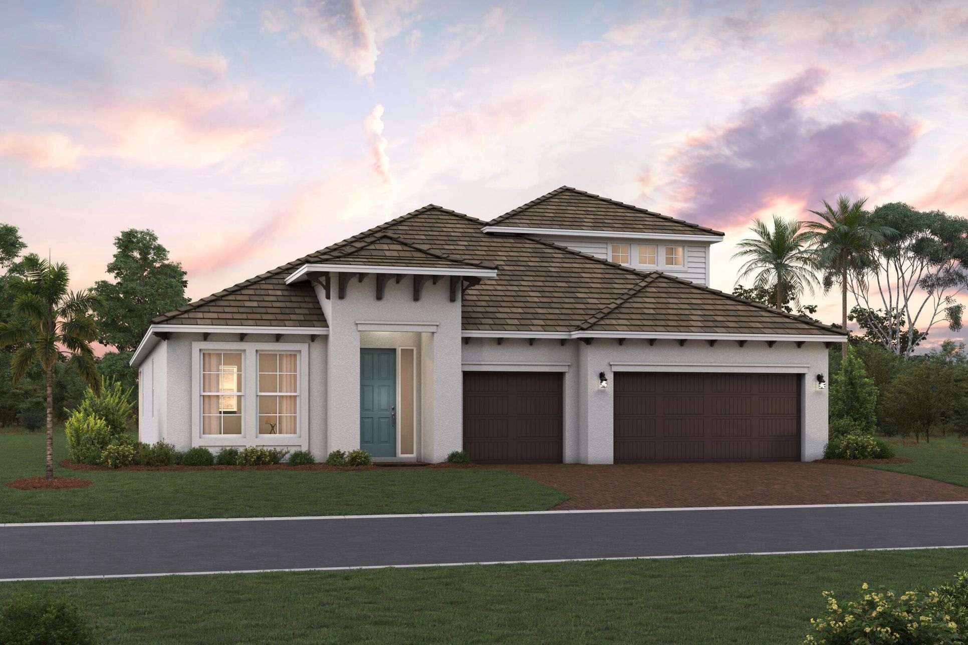 Crystal Elevation A with Bonus Room:Crystal Elevation A with Bonus Room