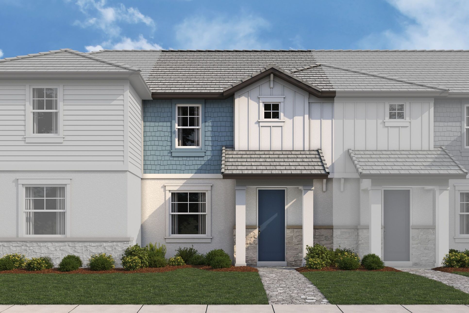 Foxtail 4Unit - Elevation A:Foxtail 4Unit - Elevation A