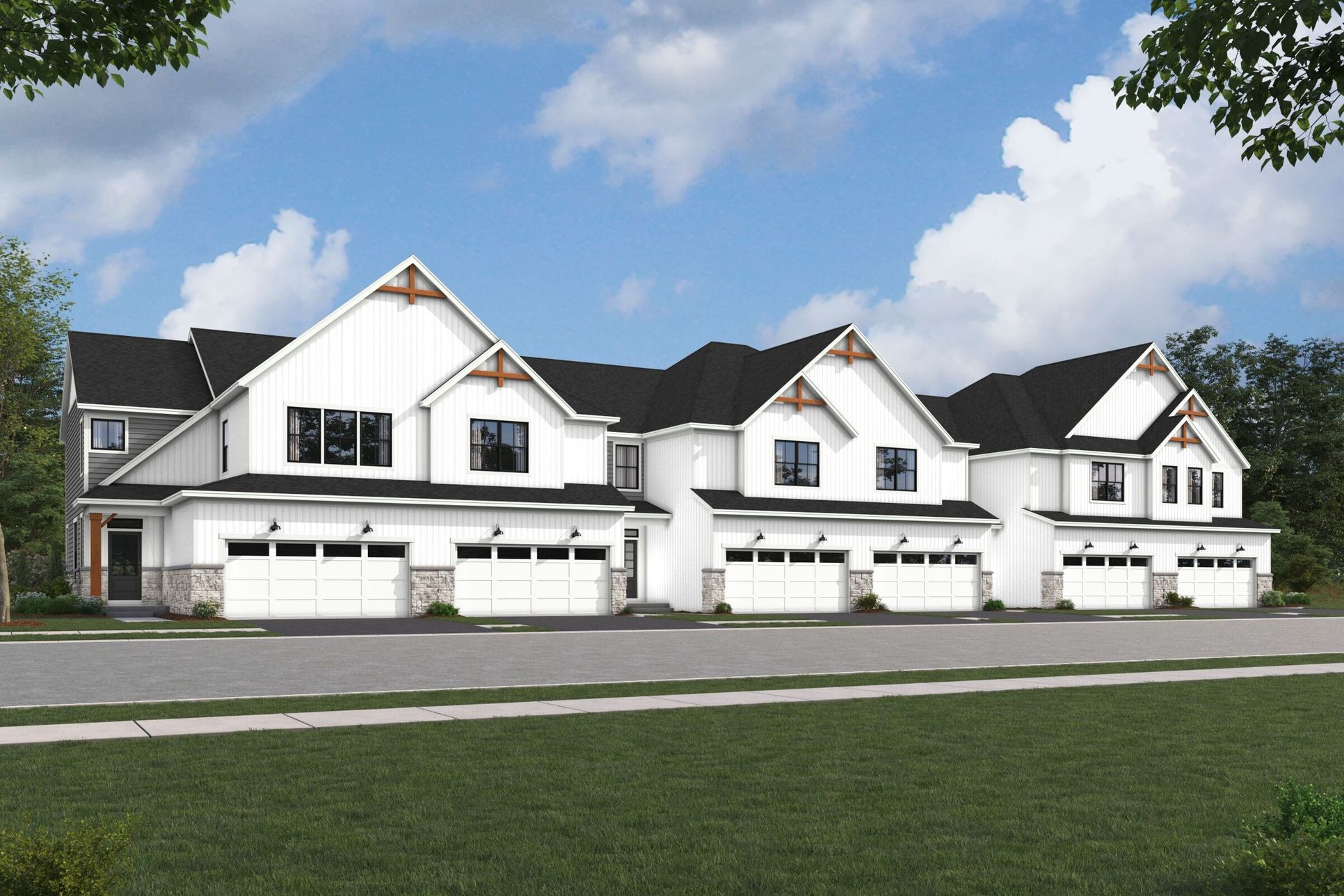 Townes At Sadie Streetscape:Townes At Sadie Streetscape