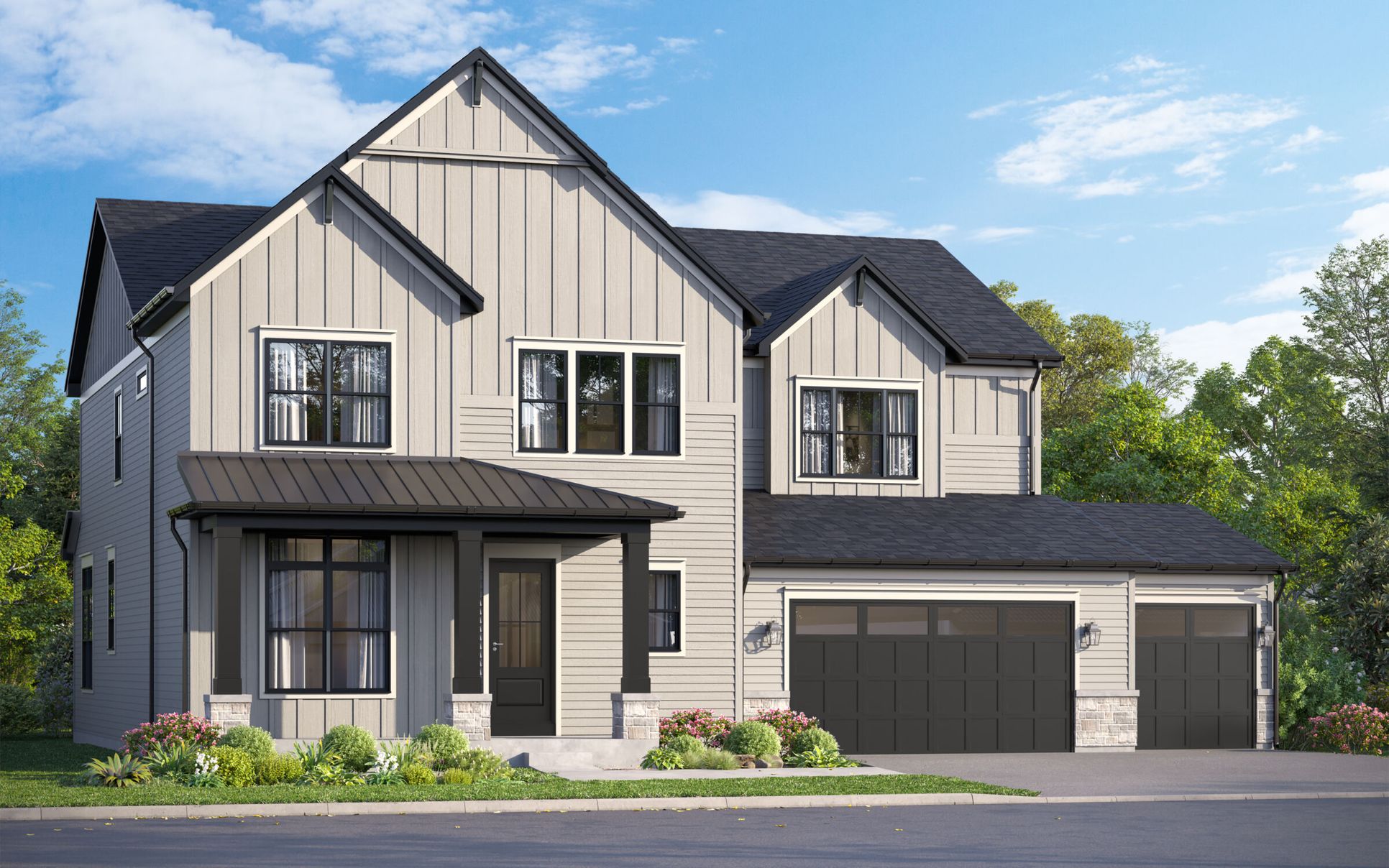 Stockwell Elevation New England Cottage:Stockwell Elevation New England Cottage