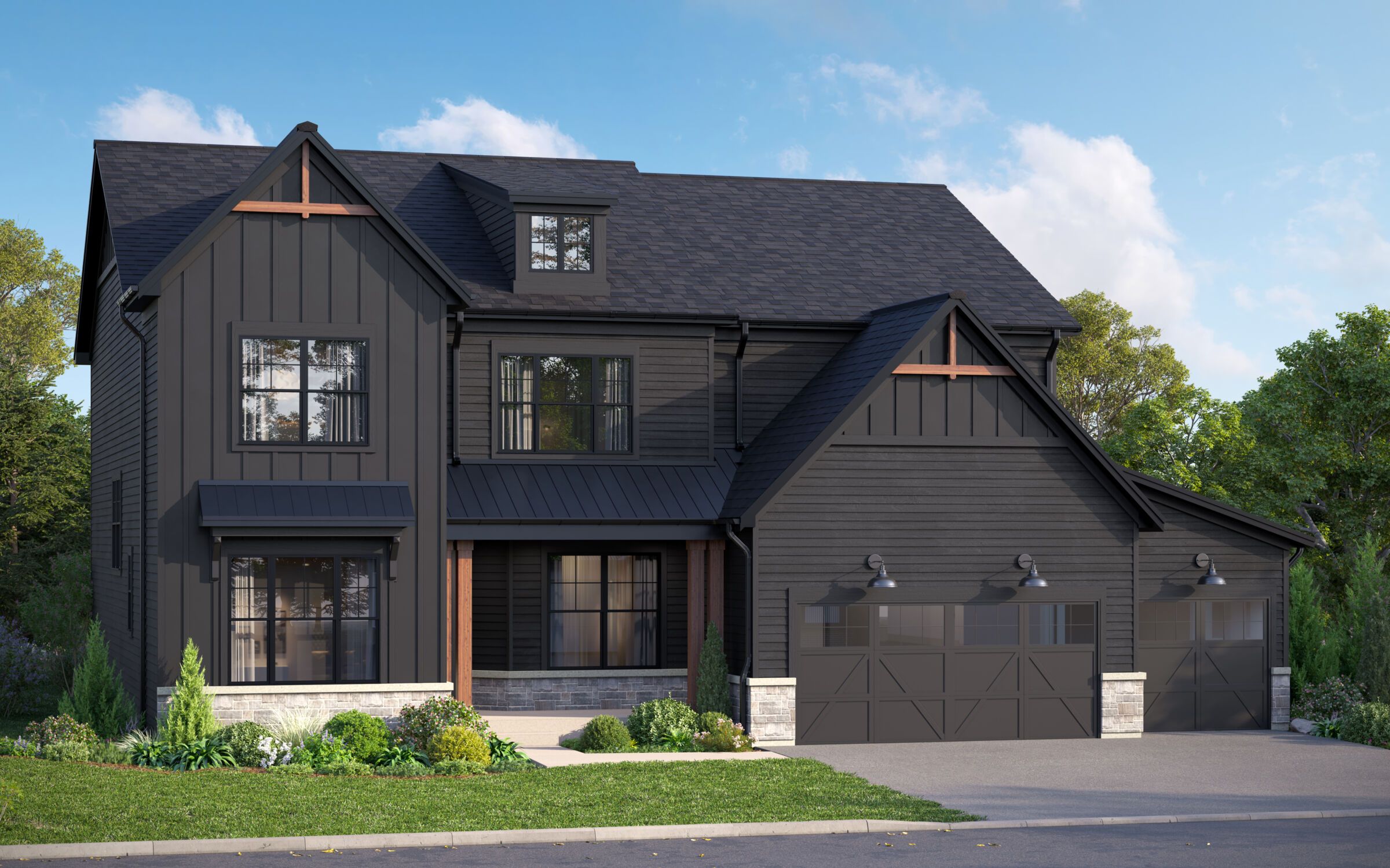 Sutcliff Elevation Urban Farmhouse:Sutcliff Elevation Urban Farmhouse