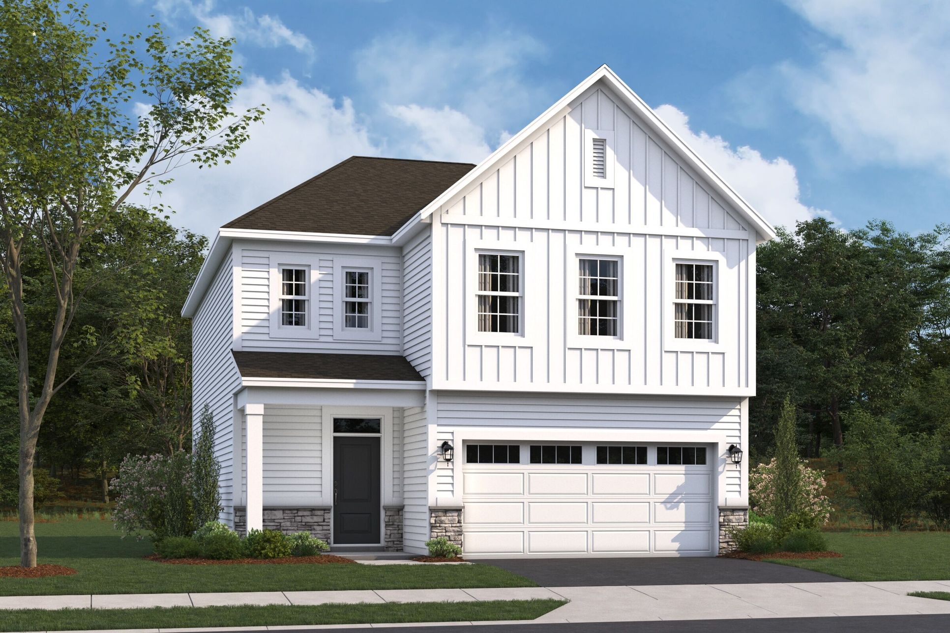 New Castle Elevation B:New Castle Elevation B