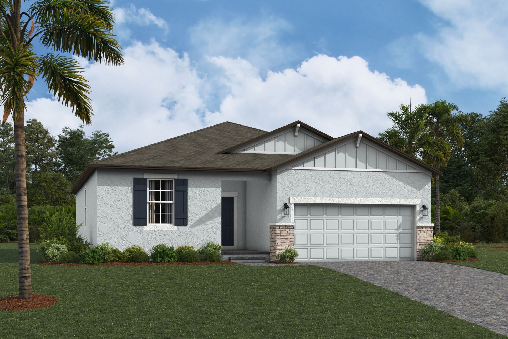 Burton Elevation B - Harmony Ridge:Burton Elevation B - Harmony Ridge