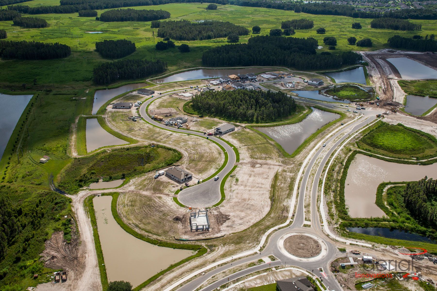 K-Bar Ranch - Winsome Manor Aerial