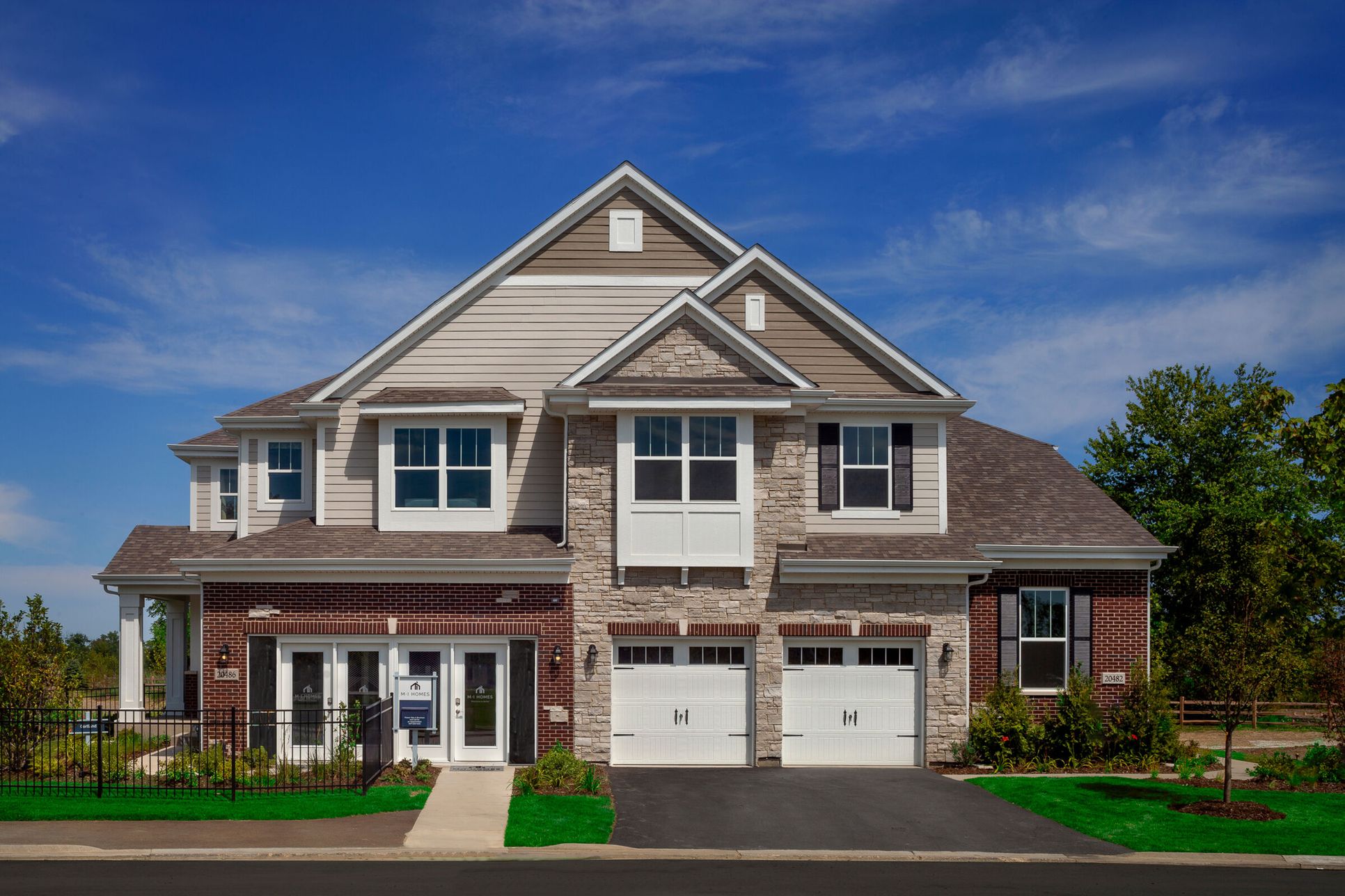 The Townes of Westbury Exterior