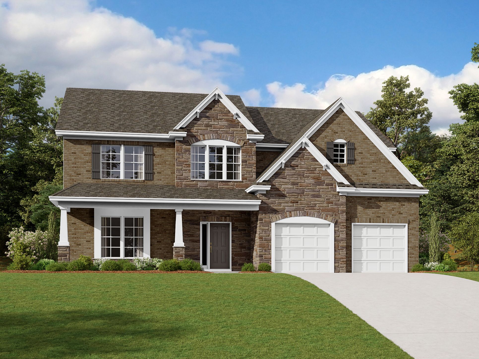 Premier Preston II Elevation F:Premier Preston II Elevation F