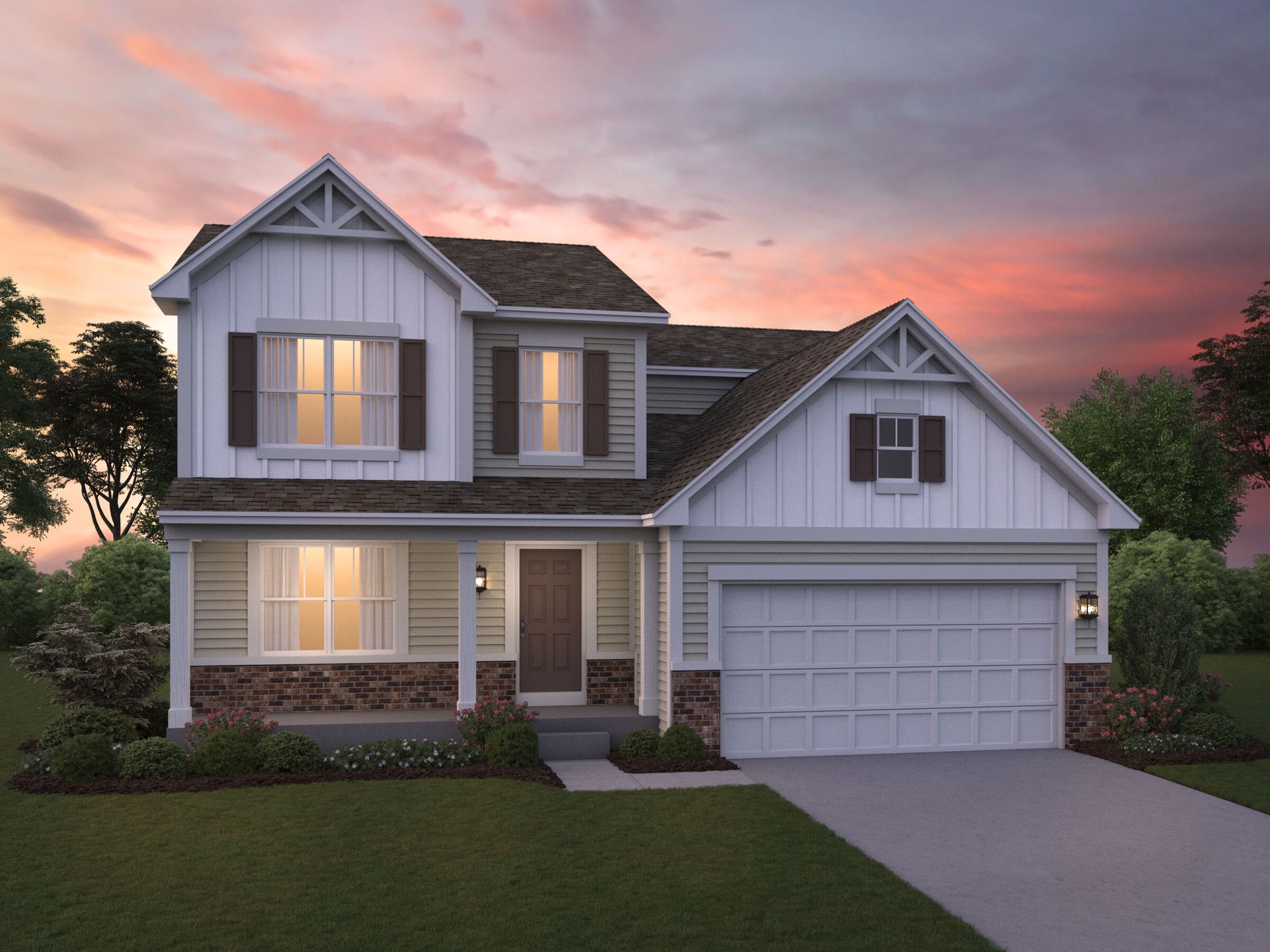 Brookside Meadows Paxton Elevation E:Brookside Meadows Paxton Elevation E