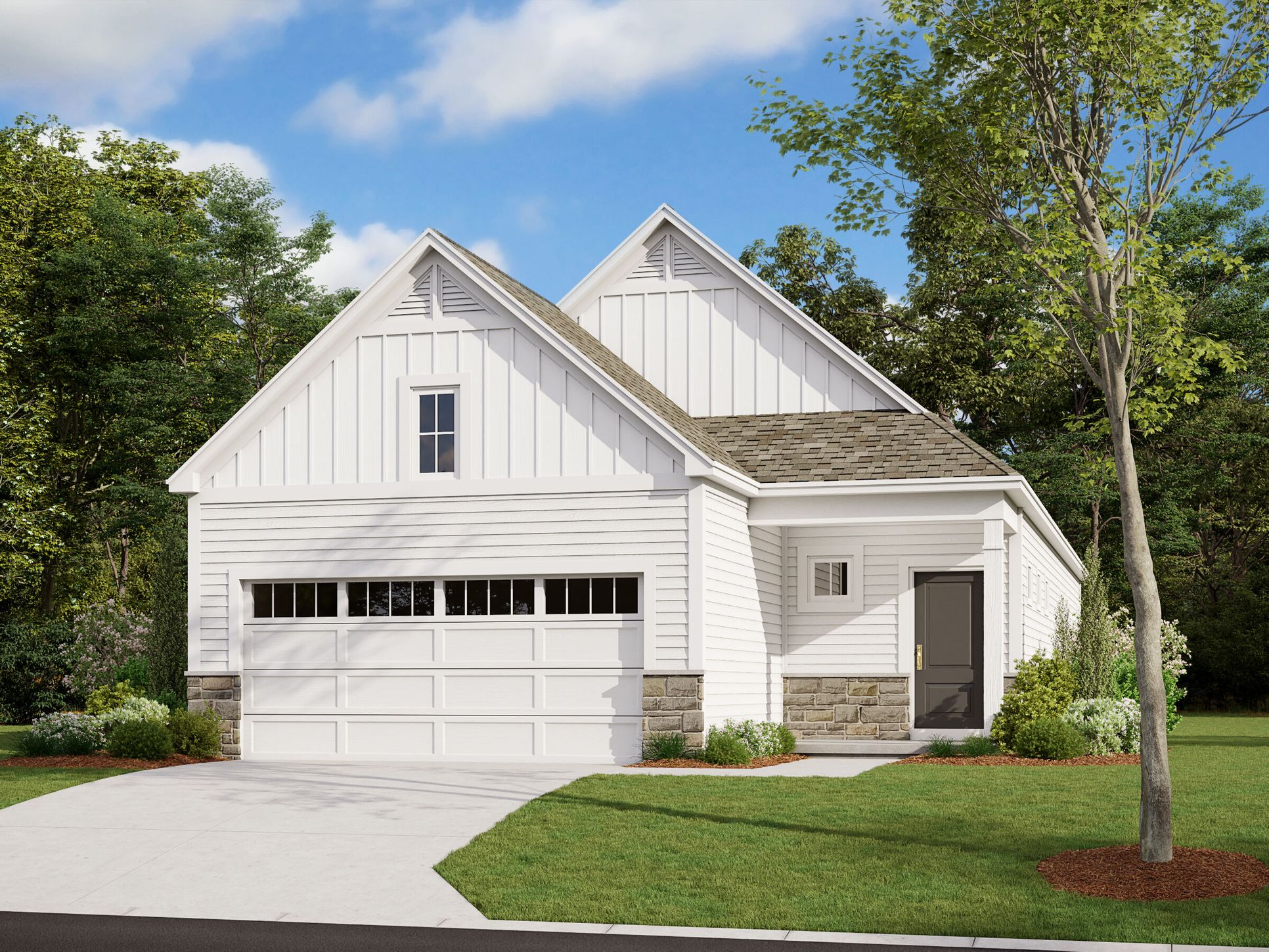 Naperville Elevation B:Naperville Elevation B