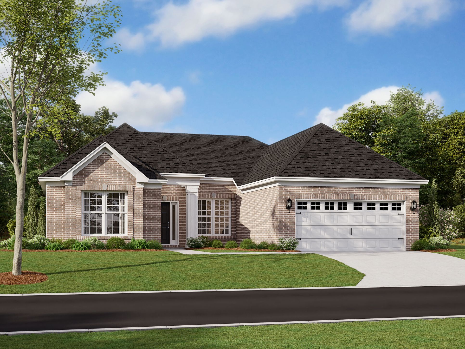 Cheswicke II Elevation B with Brick:Cheswicke II Elevation B with Brick