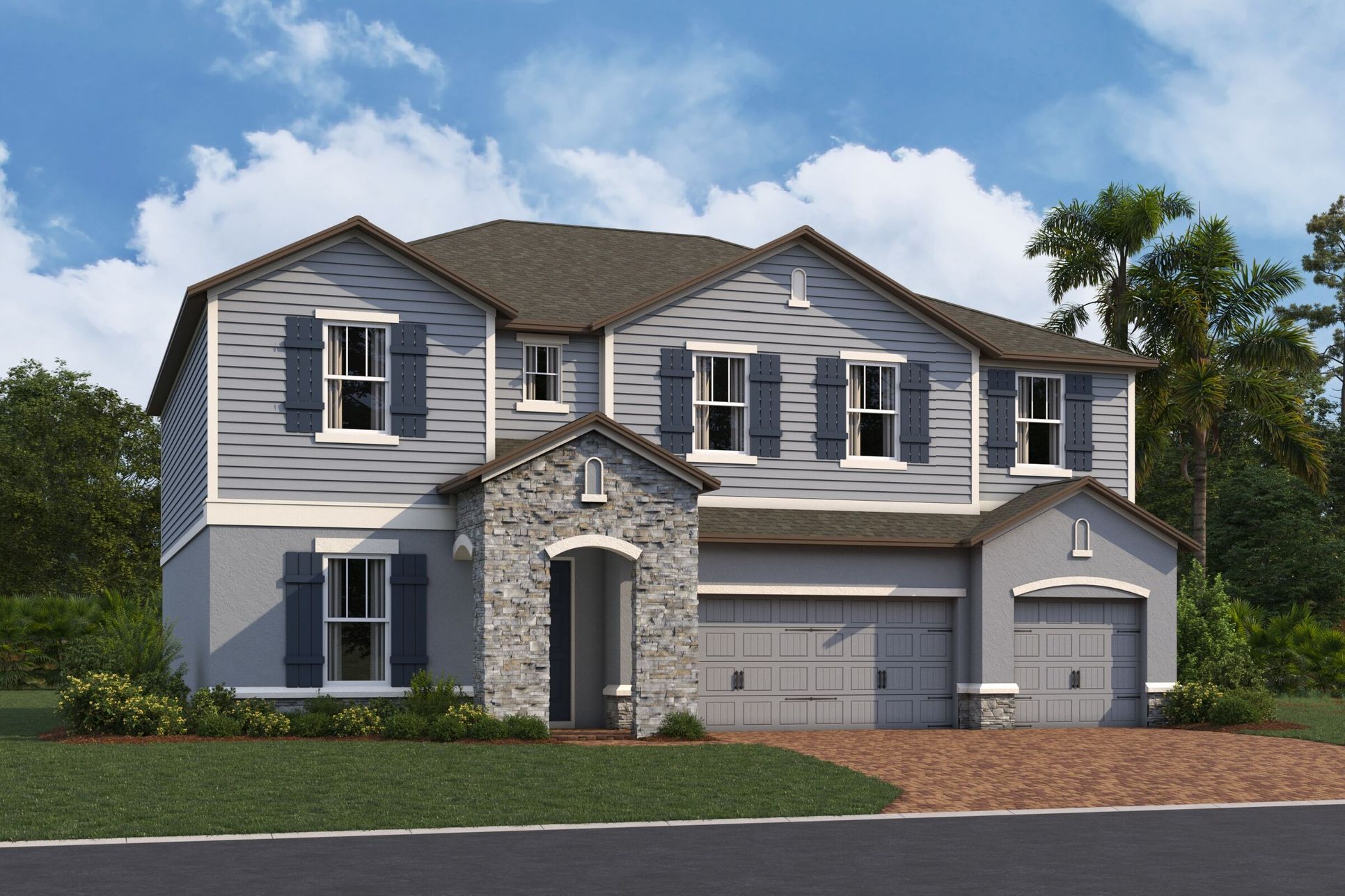 Lakeview Elevation B1:Lakeview Elevation B1