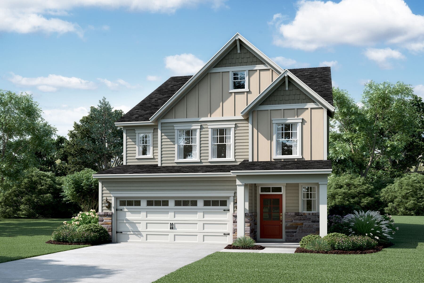 Deerfield Elevation B:Deerfield Elevation B
