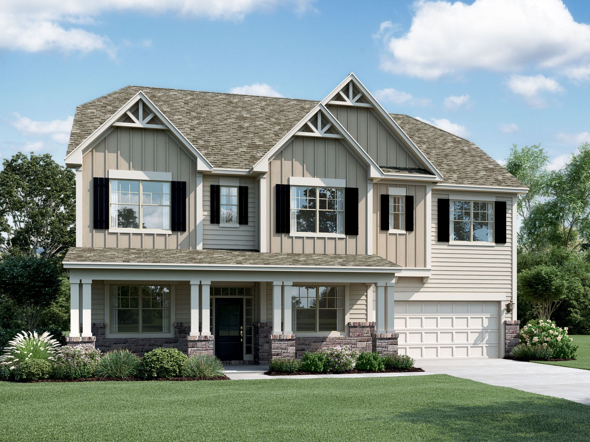 Langley Elevation B:Langley Elevation B