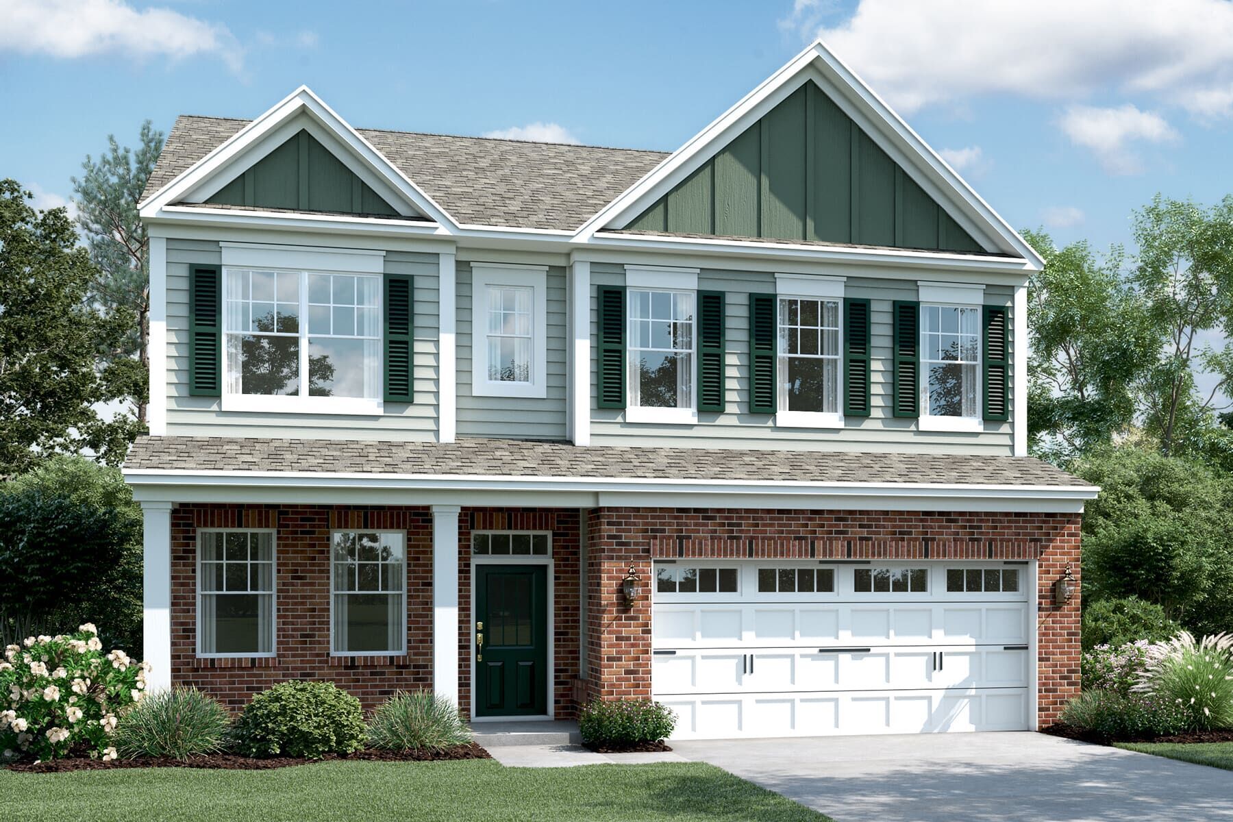 Belmont Elevation B:Belmont Elevation B