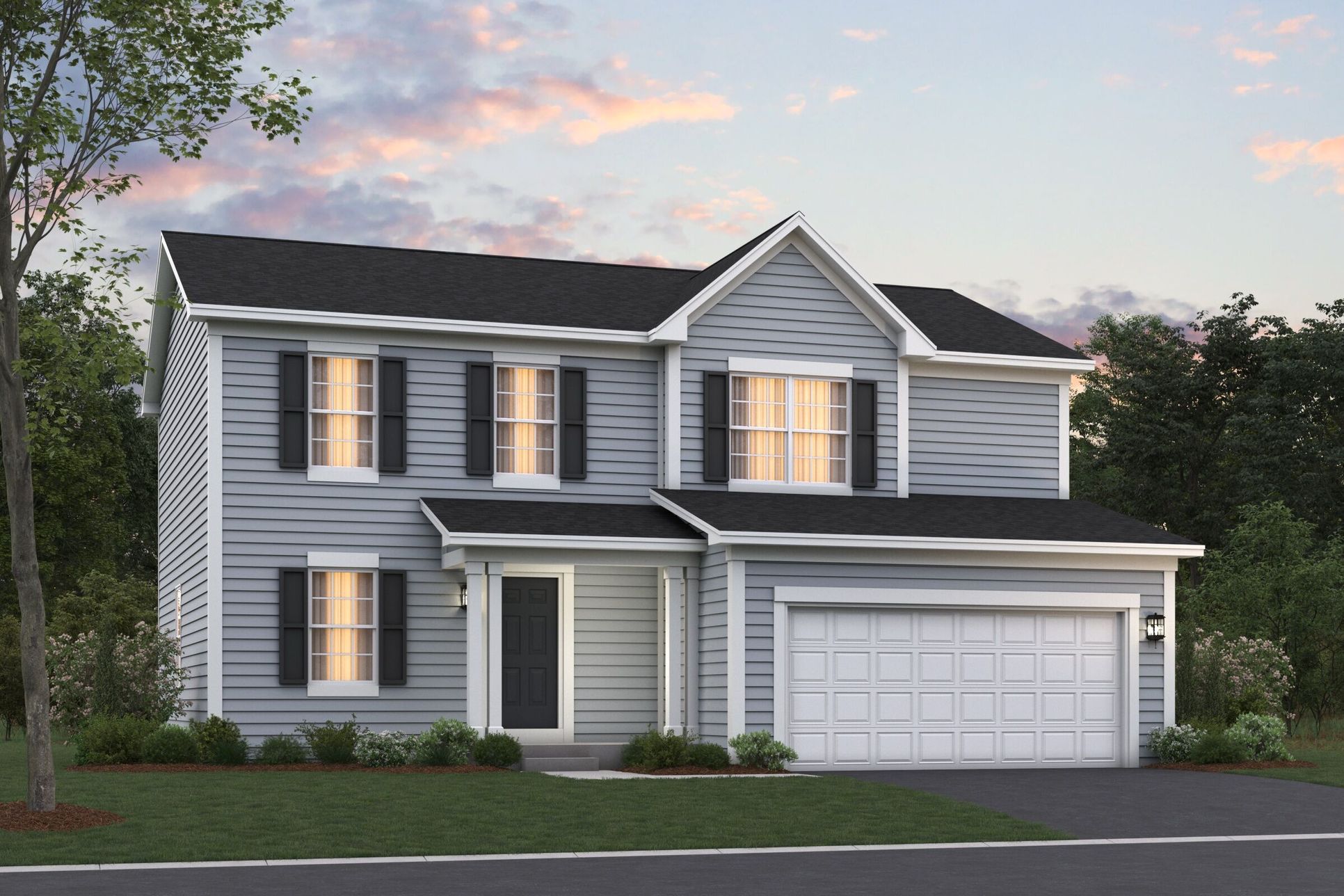 Newbury Elevation B:Newbury Elevation B