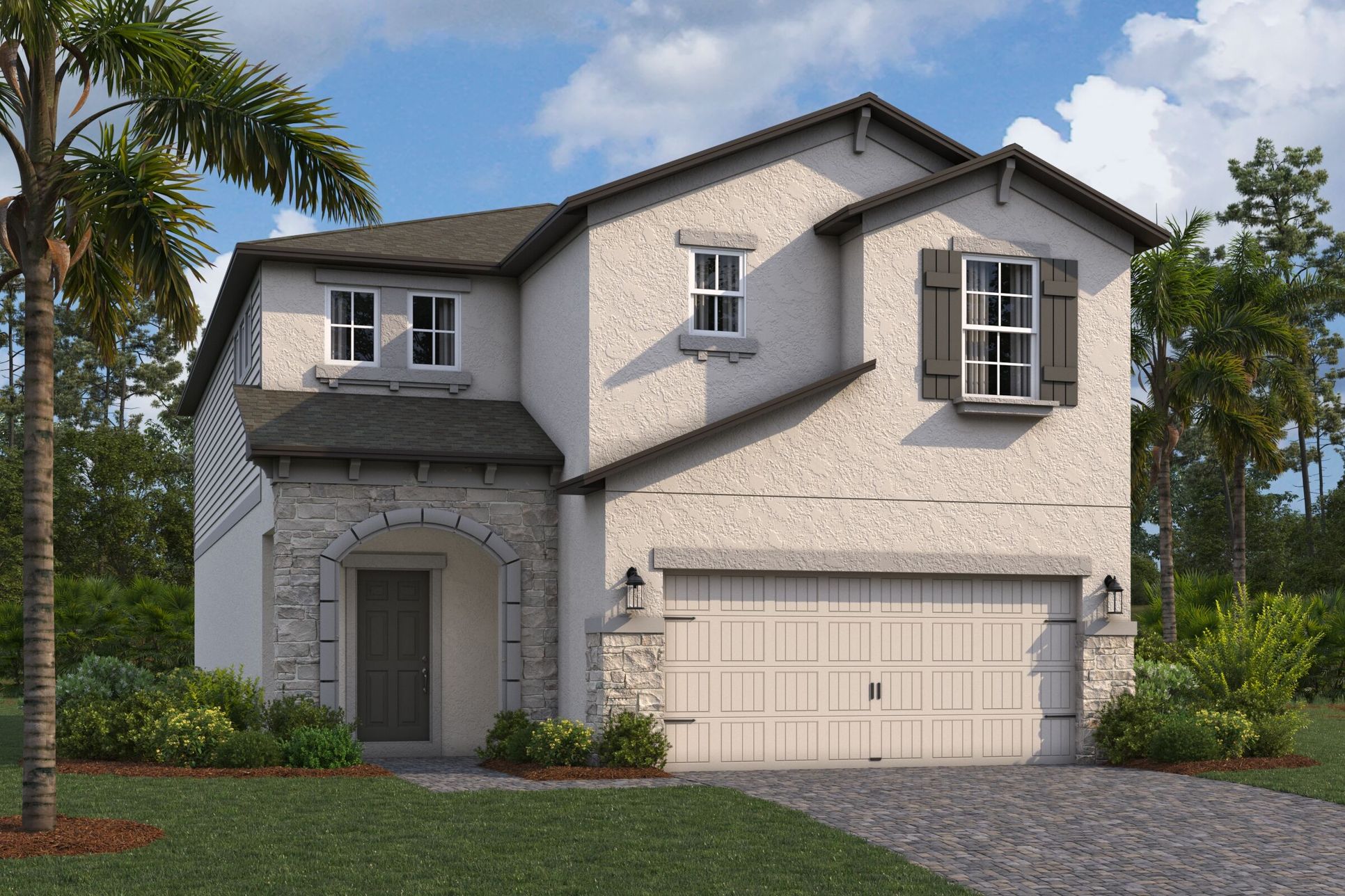 Castellana Elevation C - Siding:Castellana Elevation C - Siding