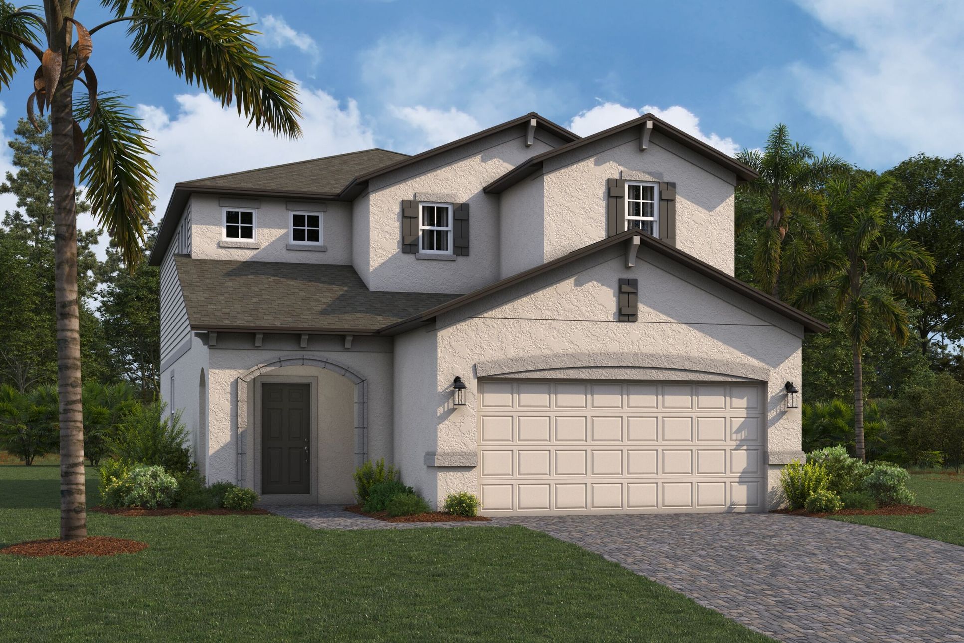 Miralles Elevation B - Siding:Miralles Elevation B - Siding