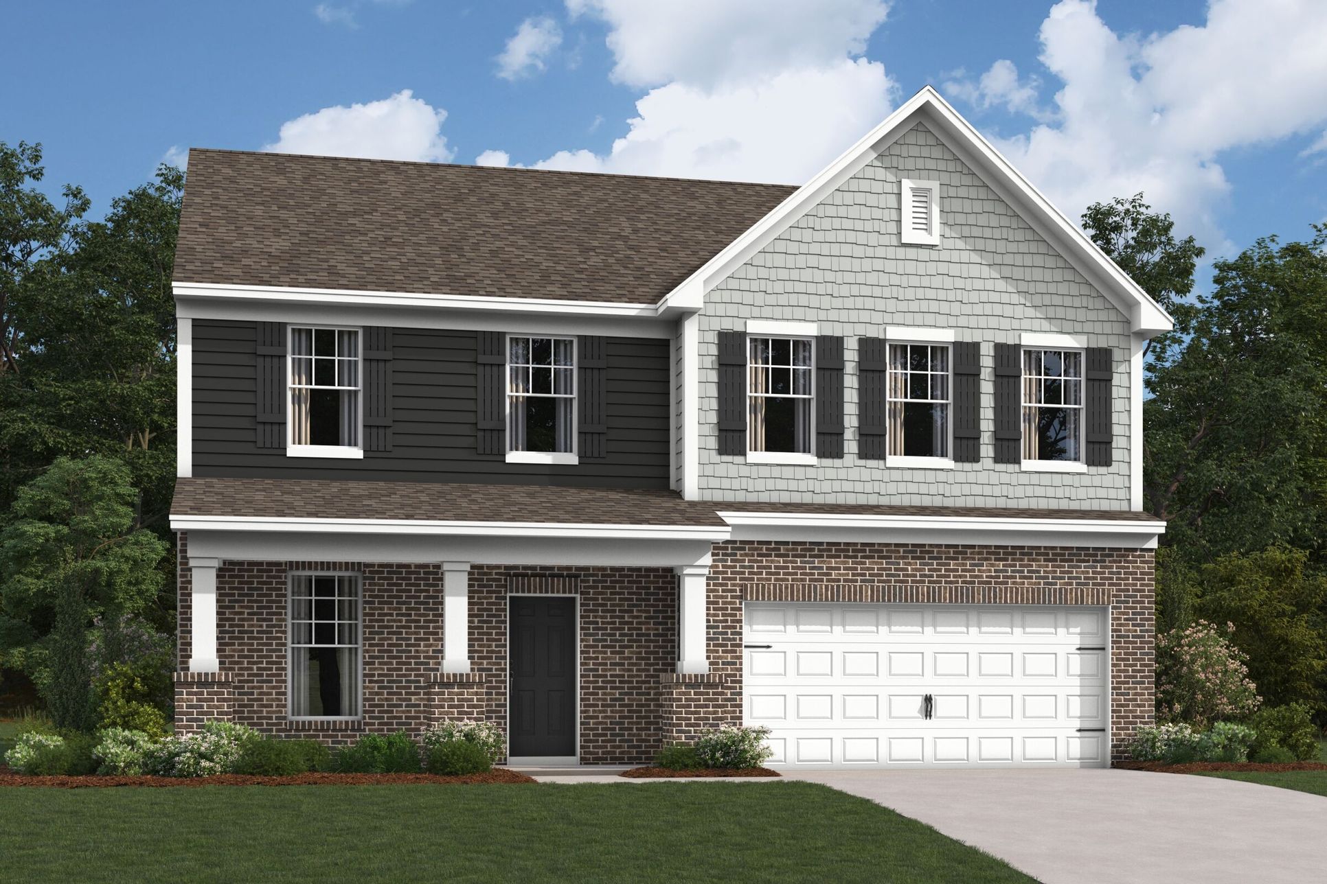 Findlay II Elevation D Willoughby Park:Findlay II Elevation D Willoughby Park