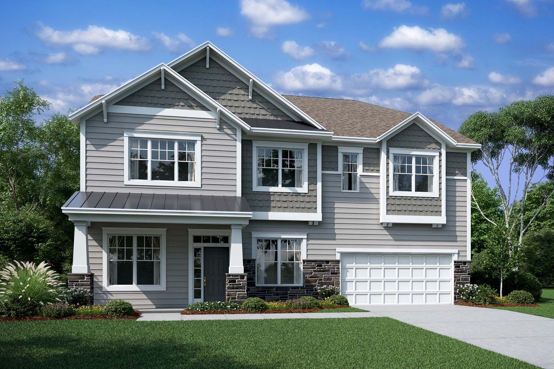 Brooksby Elevation B 2 Car FL:Brooksby Elevation B 2 Car FL