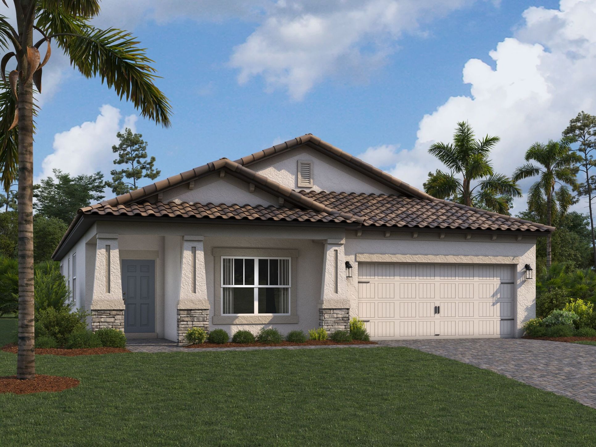 Newport II Elevation C:Newport II Elevation C