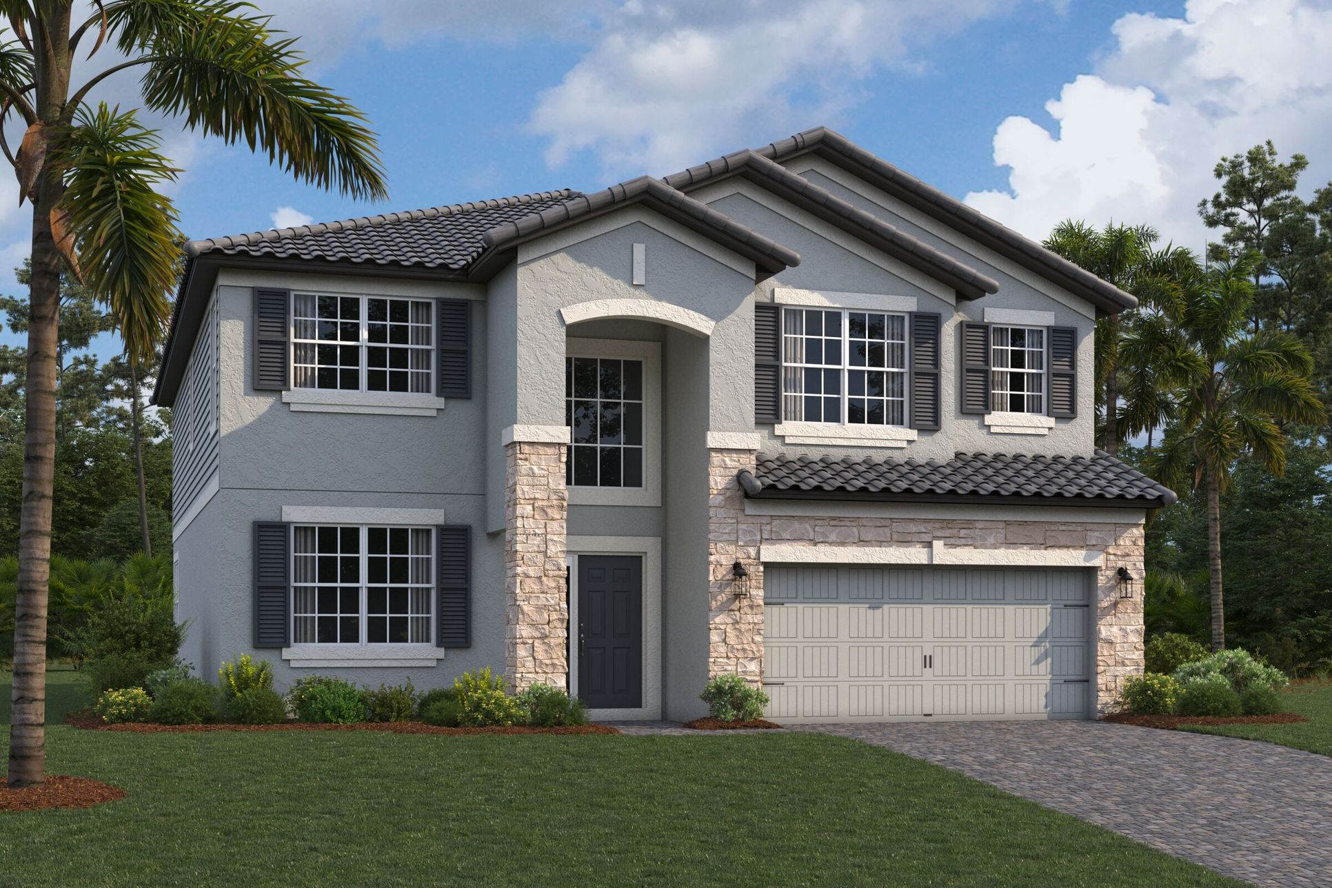 Sonoma II Elevation C - Siding:Sonoma II Elevation C - Siding