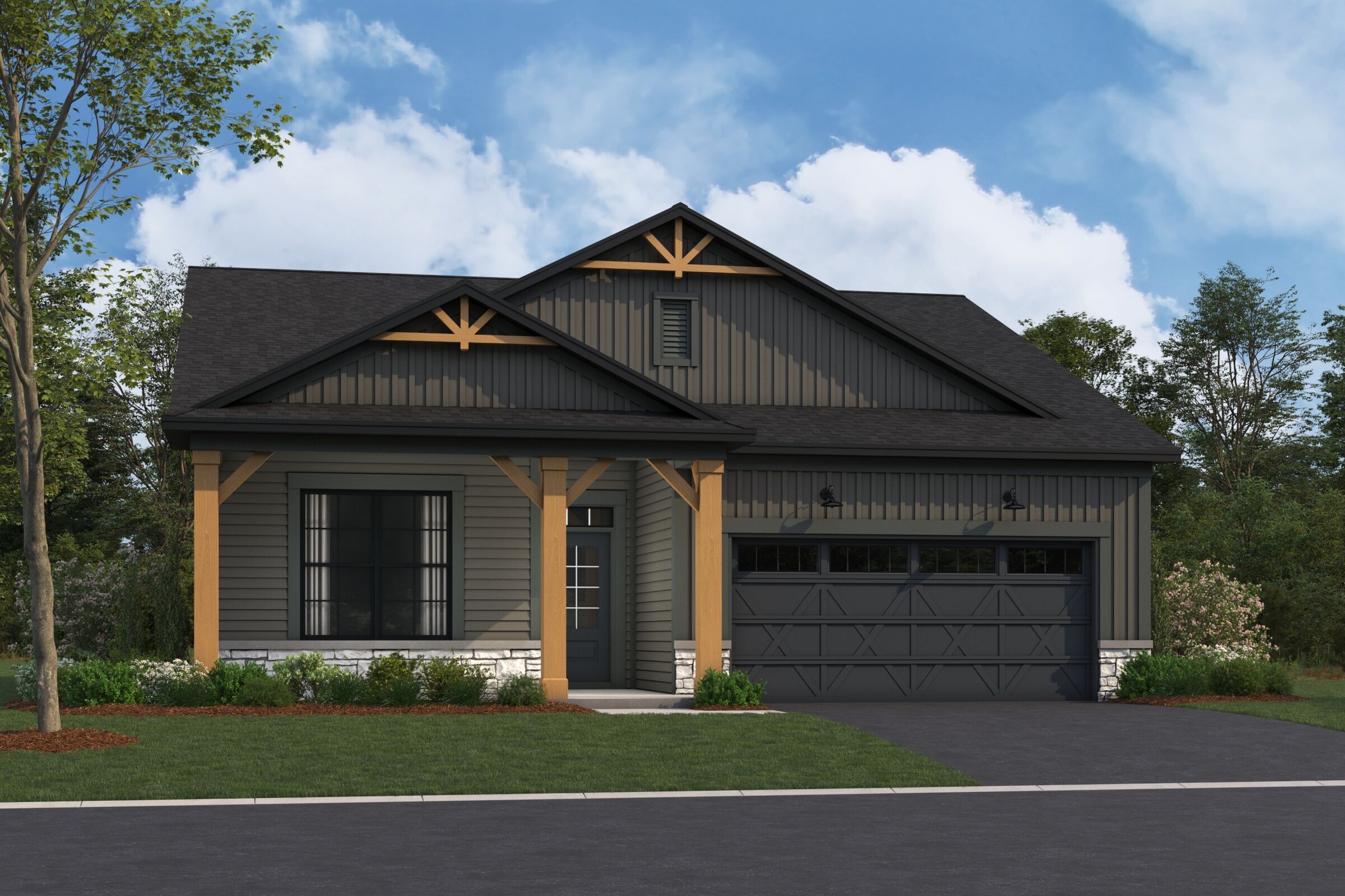 Clayton Elevation Urban Farmhouse:Clayton Elevation Urban Farmhouse