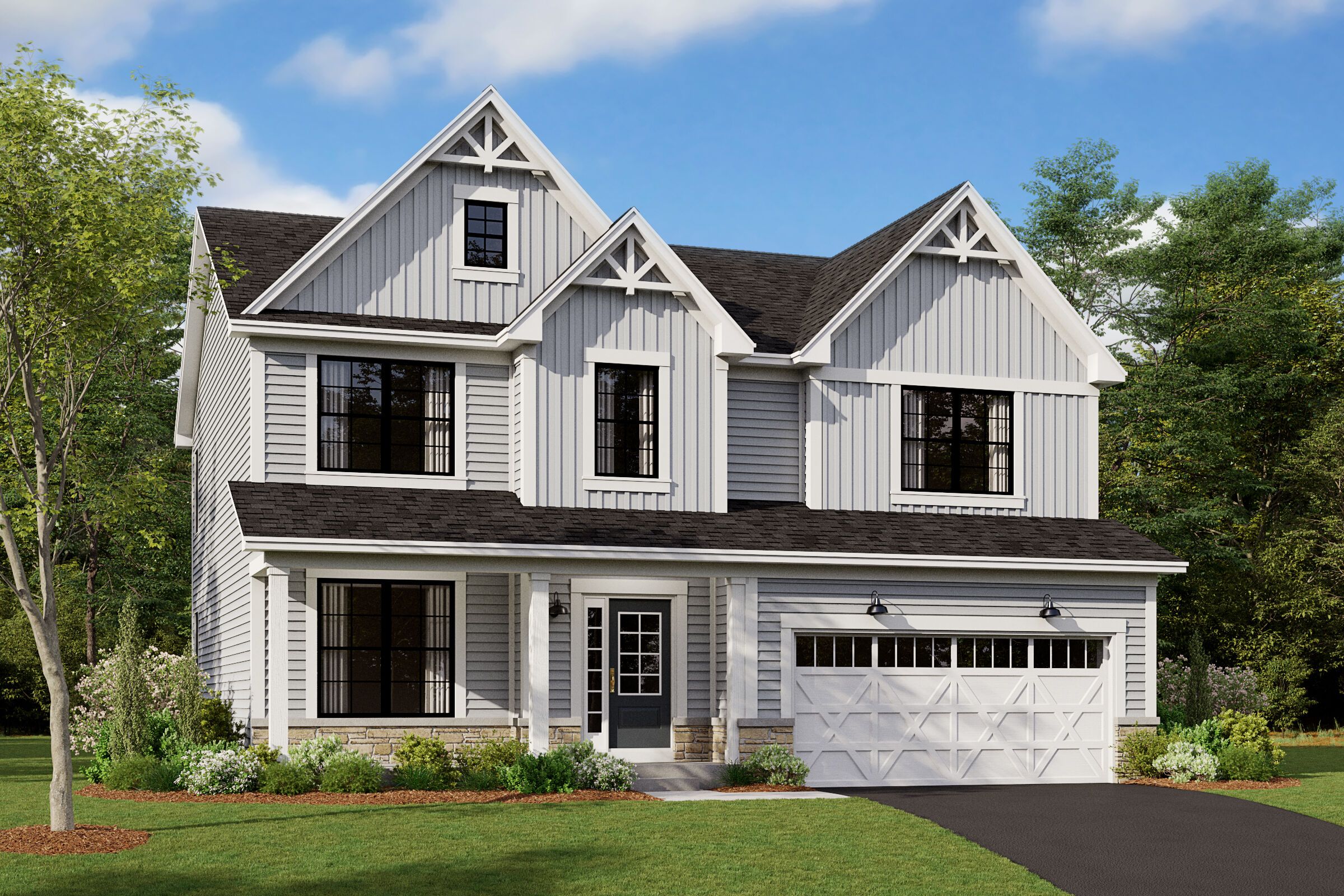 Dunbar Elevation Urban Farmhouse:Dunbar Elevation Urban Farmhouse