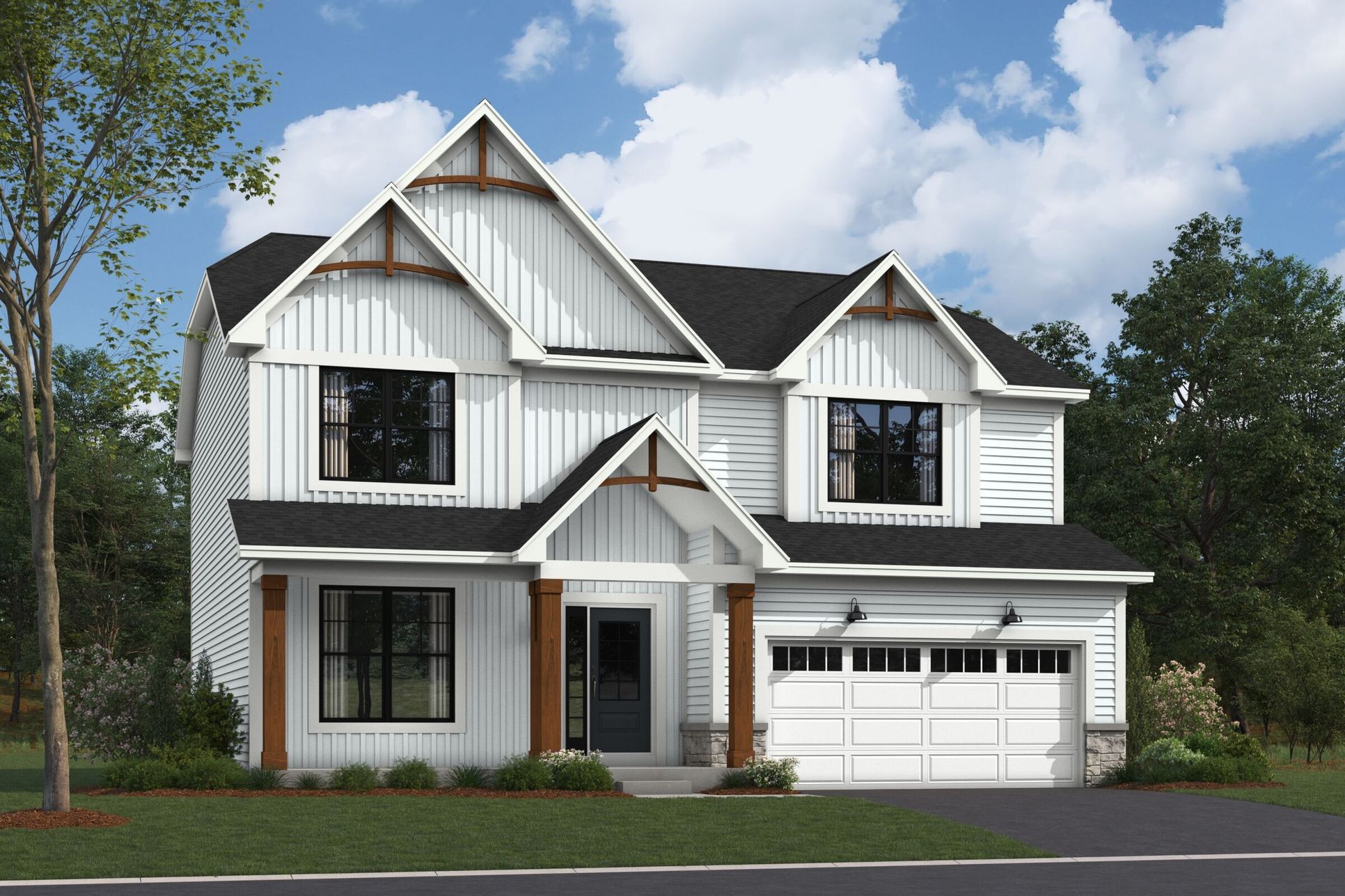 Dunbar Elevation Rustic Farmhouse:Dunbar Elevation Rustic Farmhouse