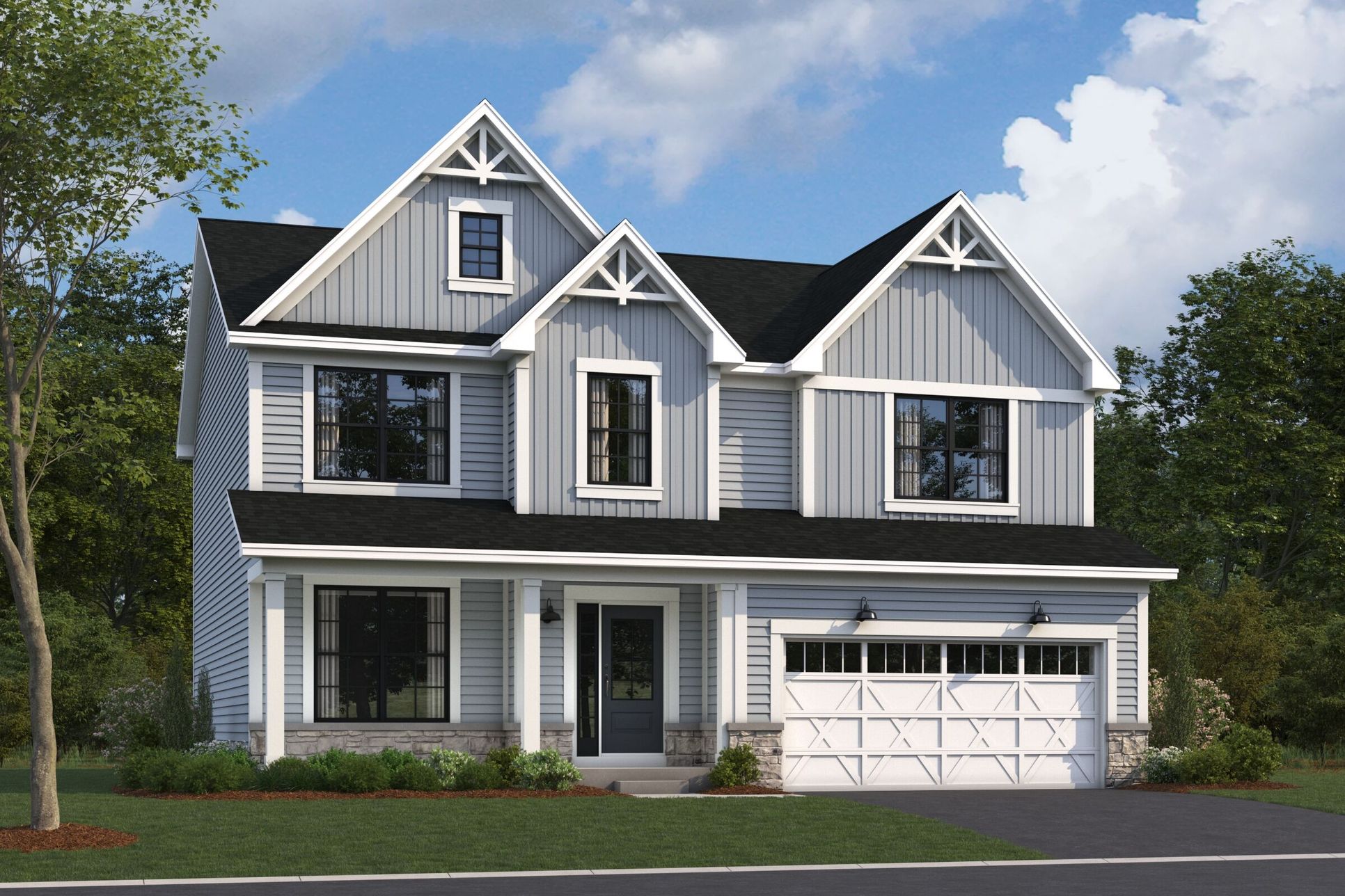 Dunbar Elevation Urban Farmhouse:Dunbar Elevation Urban Farmhouse