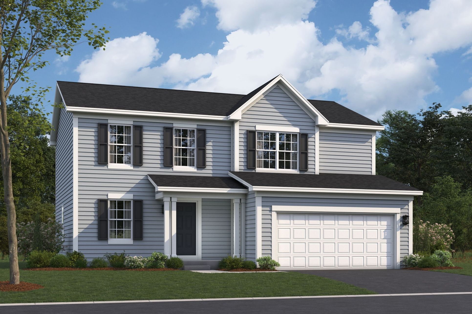 Newbury Elevation B:Newbury Elevation B