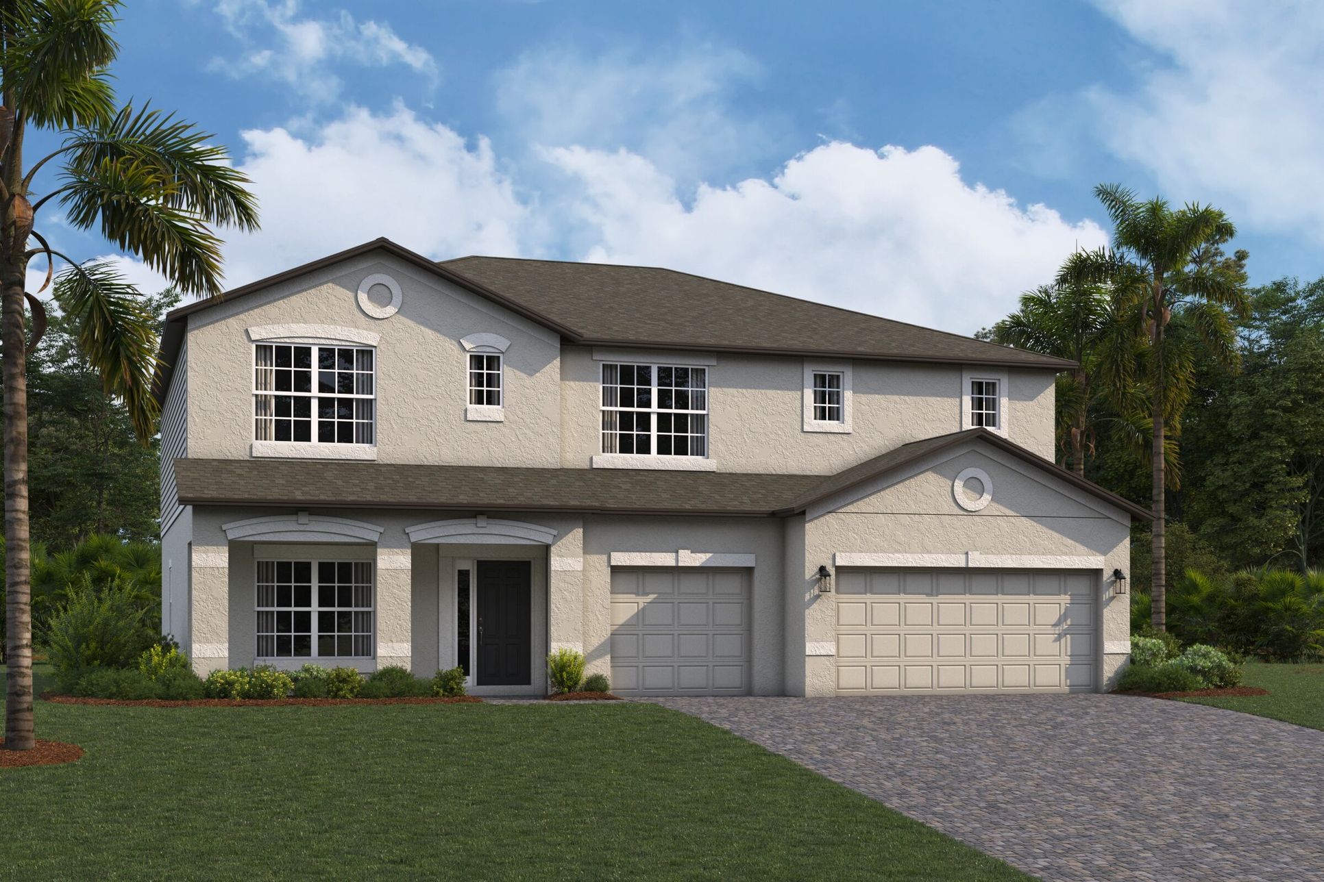 Santina II Elevation B2 - Siding:Santina II Elevation B2 - Siding