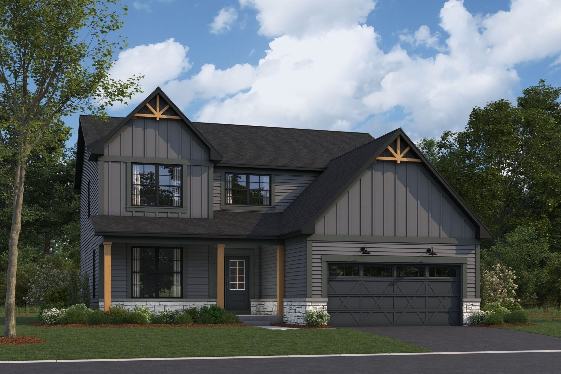 Barclay Elevation Urban Farmhouse:Barclay Elevation Urban Farmhouse
