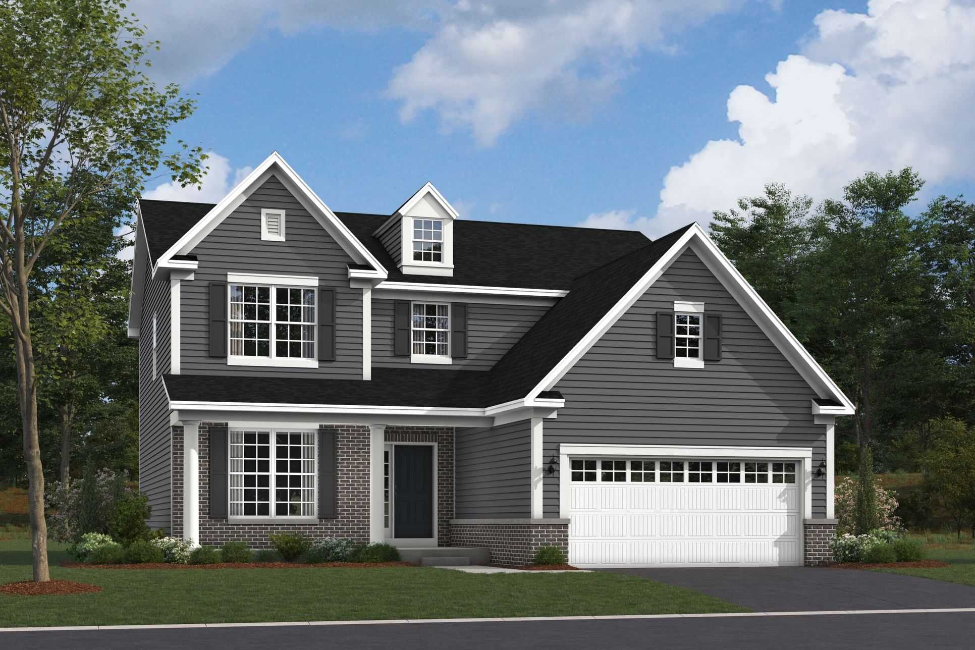 Barclay Elevation Colonial Revival:Barclay Elevation Colonial Revival