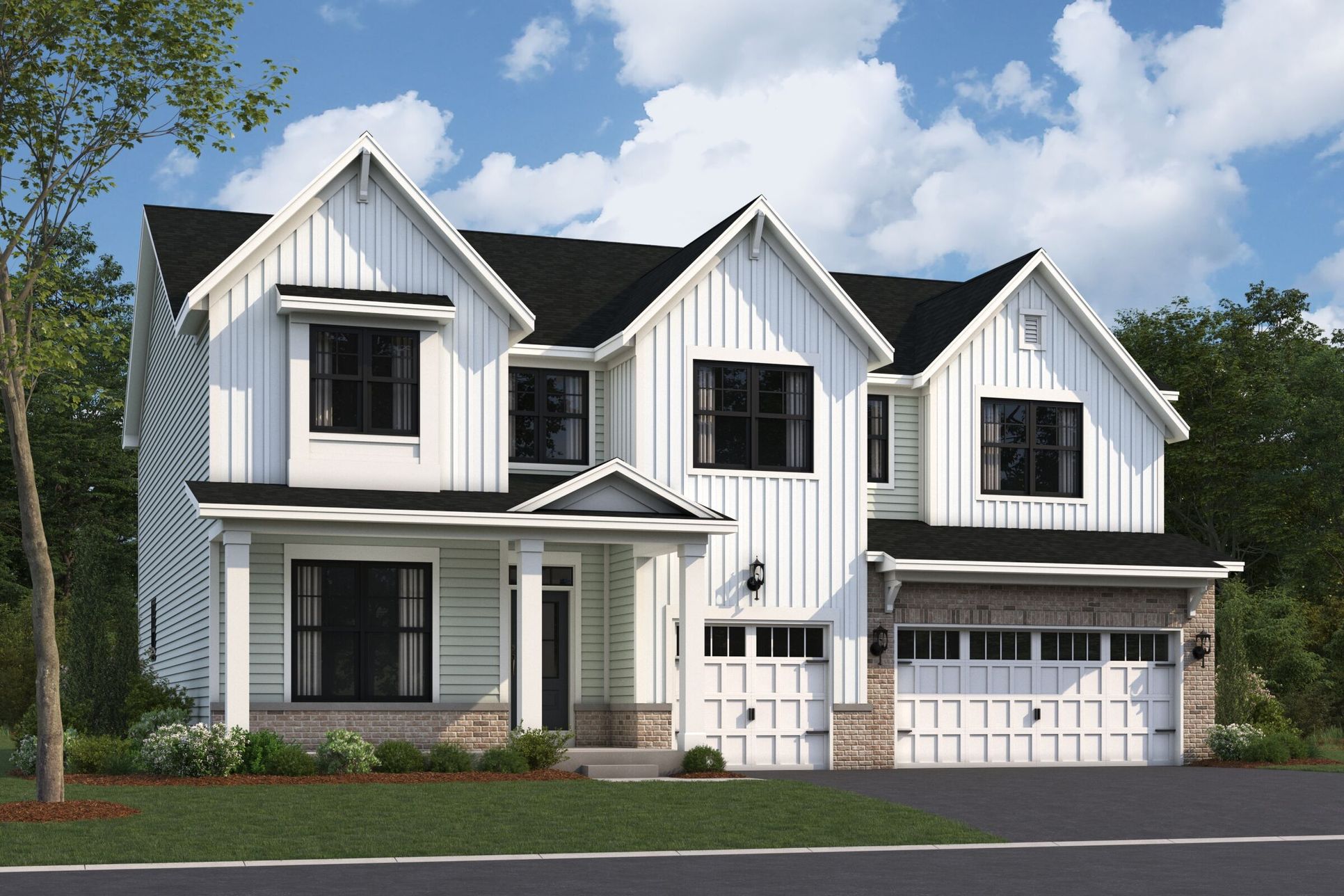 Hudson Elevation New England Cottage:Hudson Elevation New England Cottage