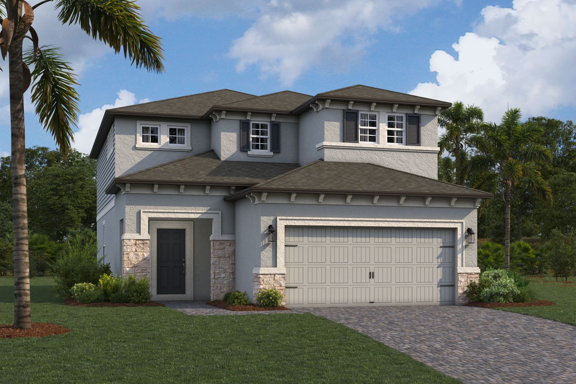 Magnolia Elevation C - Siding:Magnolia Elevation C - Siding