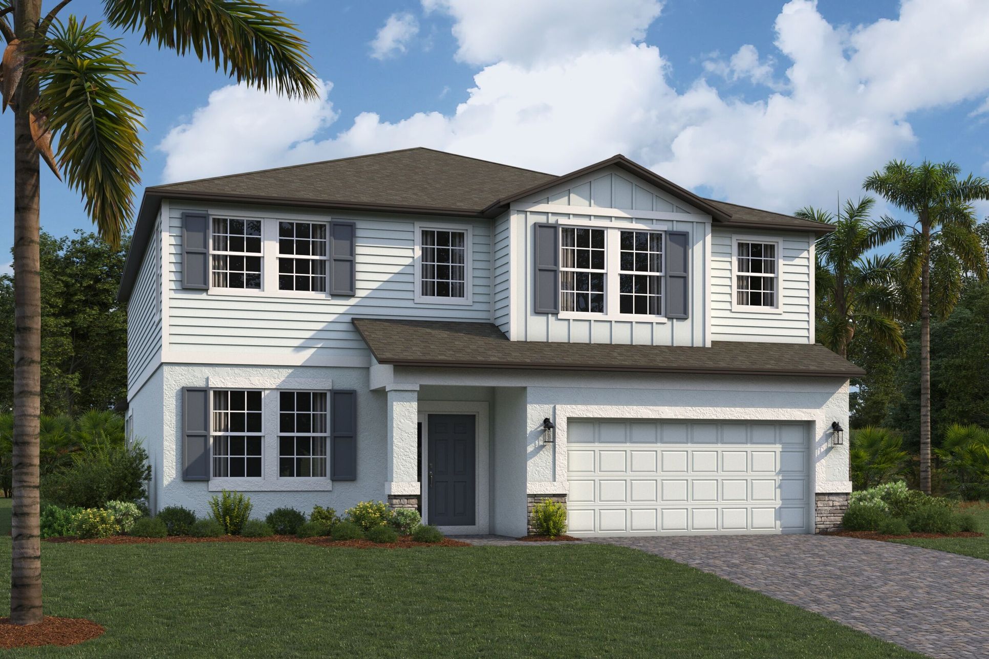 Sonoma II Elevation D - Siding:Sonoma II Elevation D - Siding