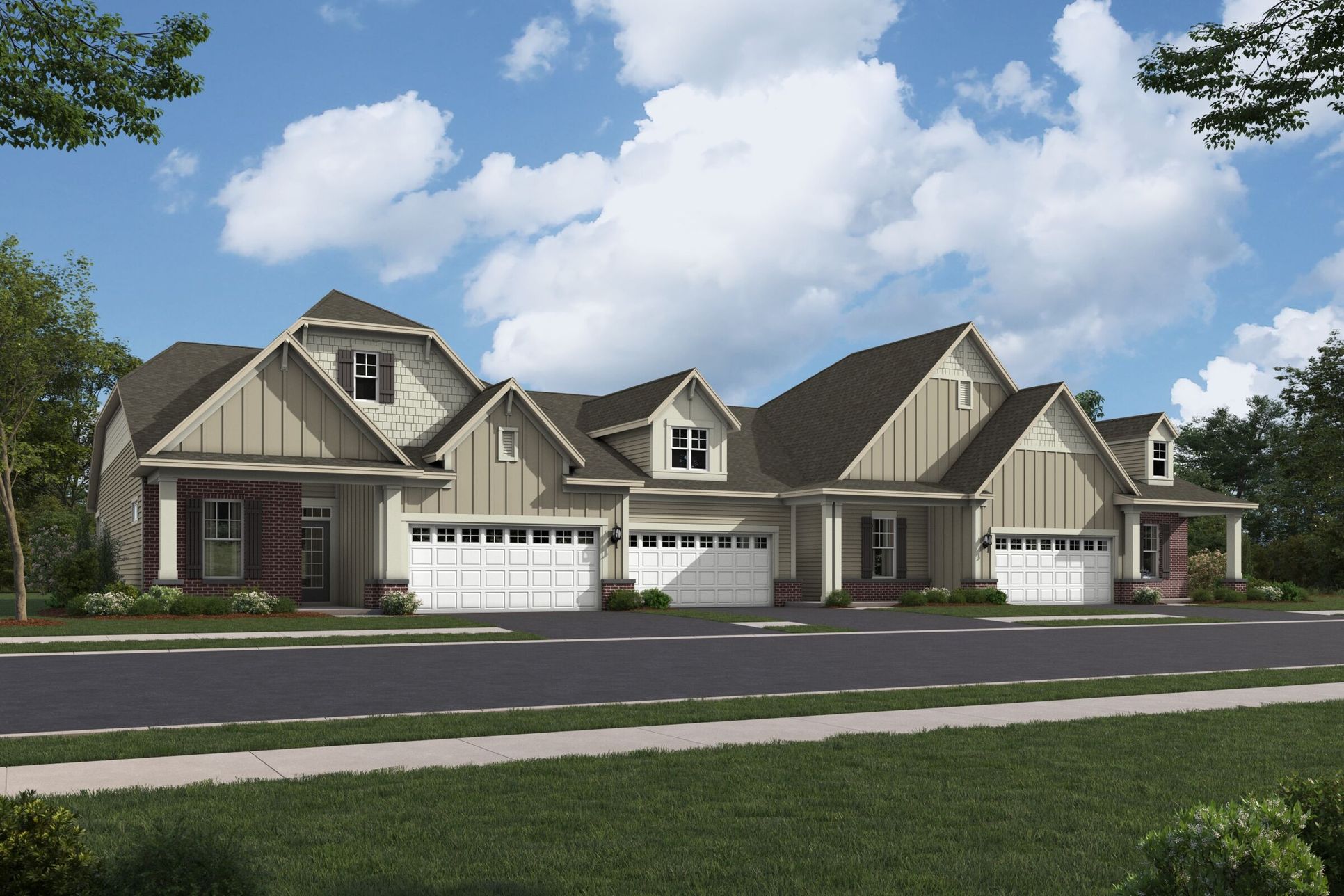The Villas At Hawthorn Woods Country Club Elevation Homestead Series:The Villas At Hawthorn Woods Country Club Elevation Homestead Series