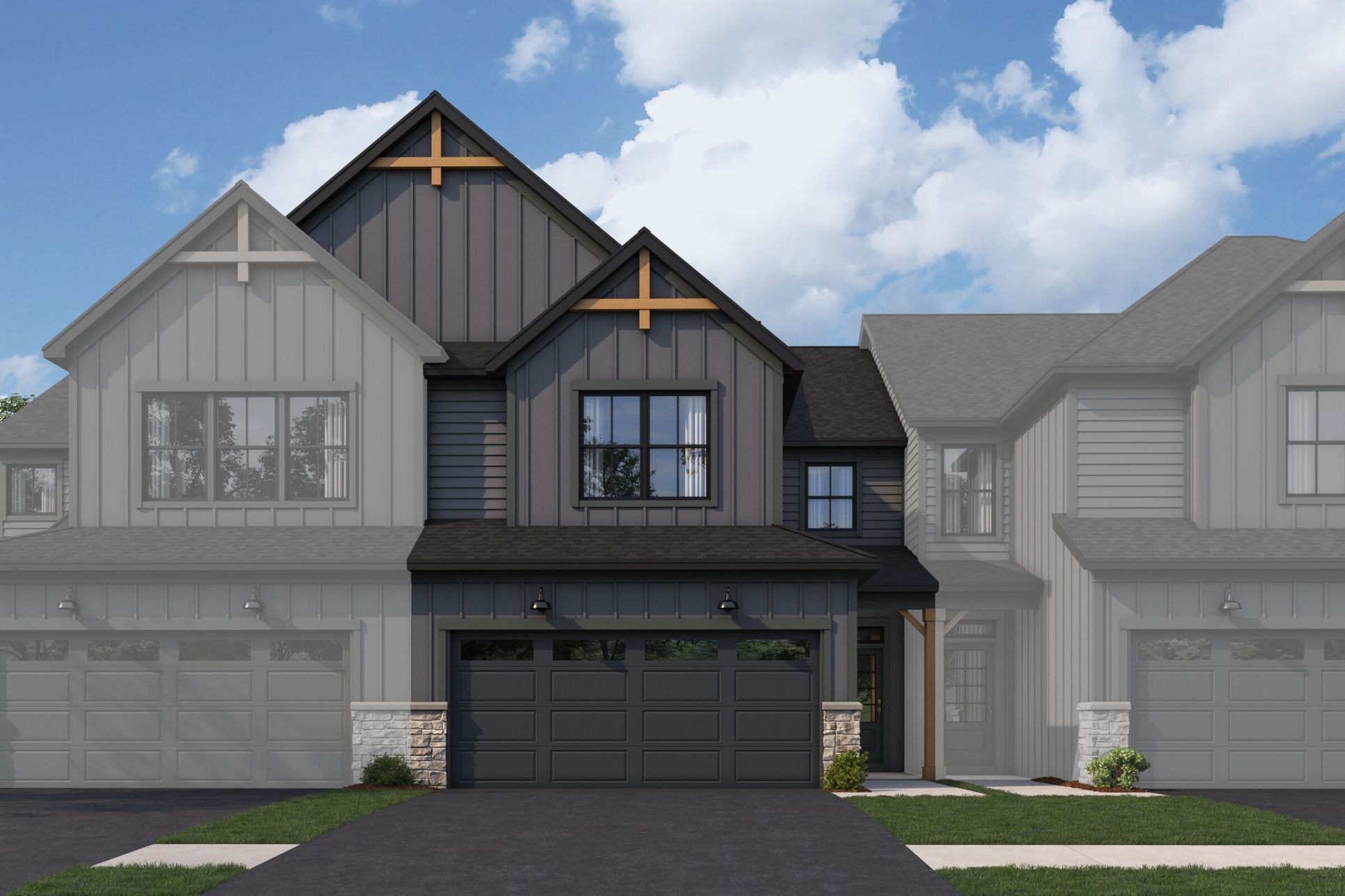 Braeden Urban Farmhouse Elevation:Braeden Urban Farmhouse Elevation
