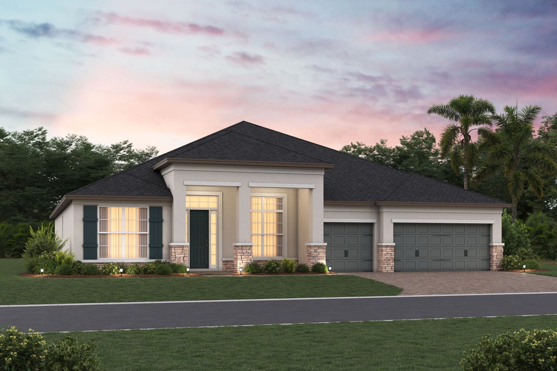 Brookhaven Elevation Solaceatcornerlake:Brookhaven Elevation Solaceatcornerlake
