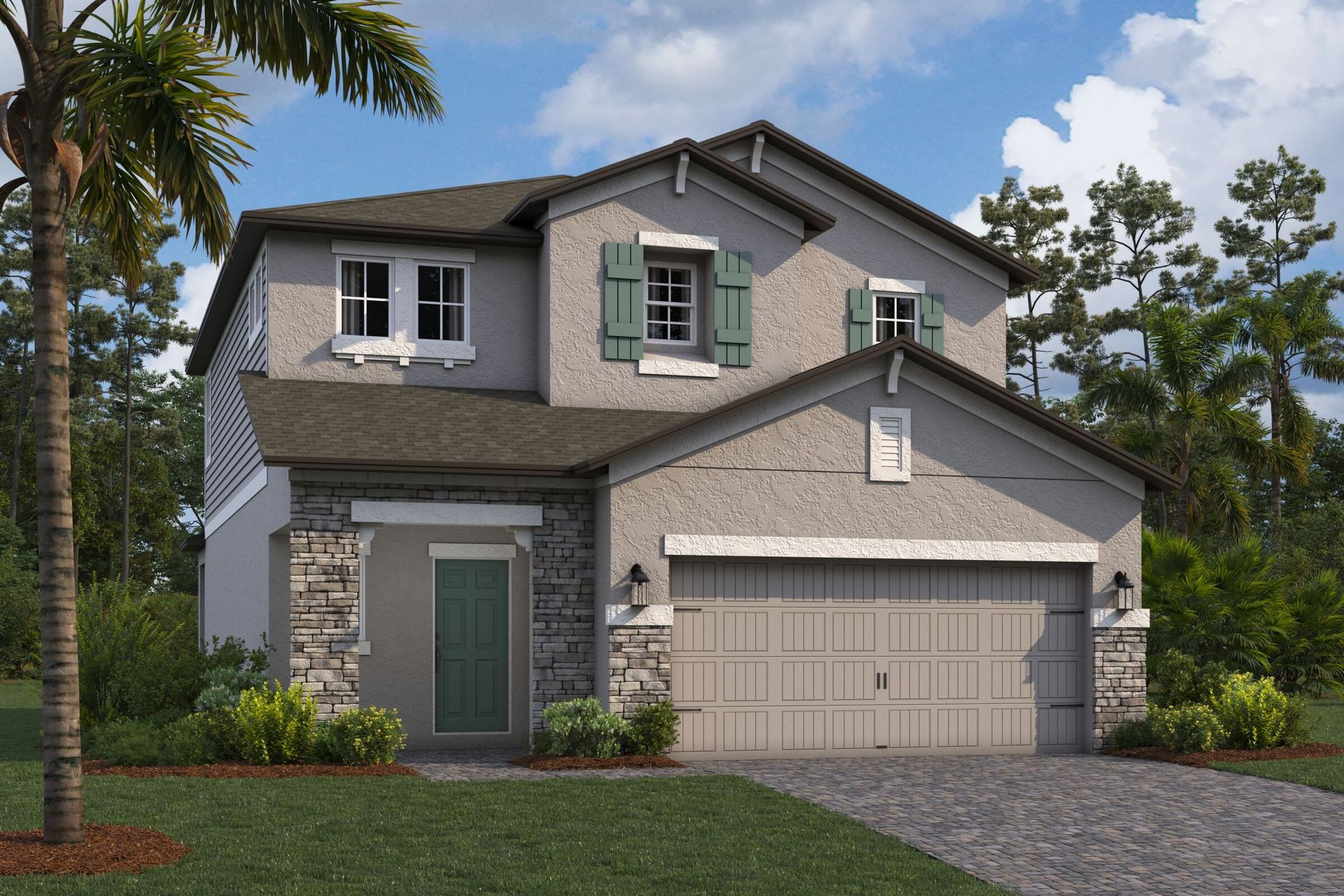Marina Elevation C - Siding:Marina Elevation C - Siding