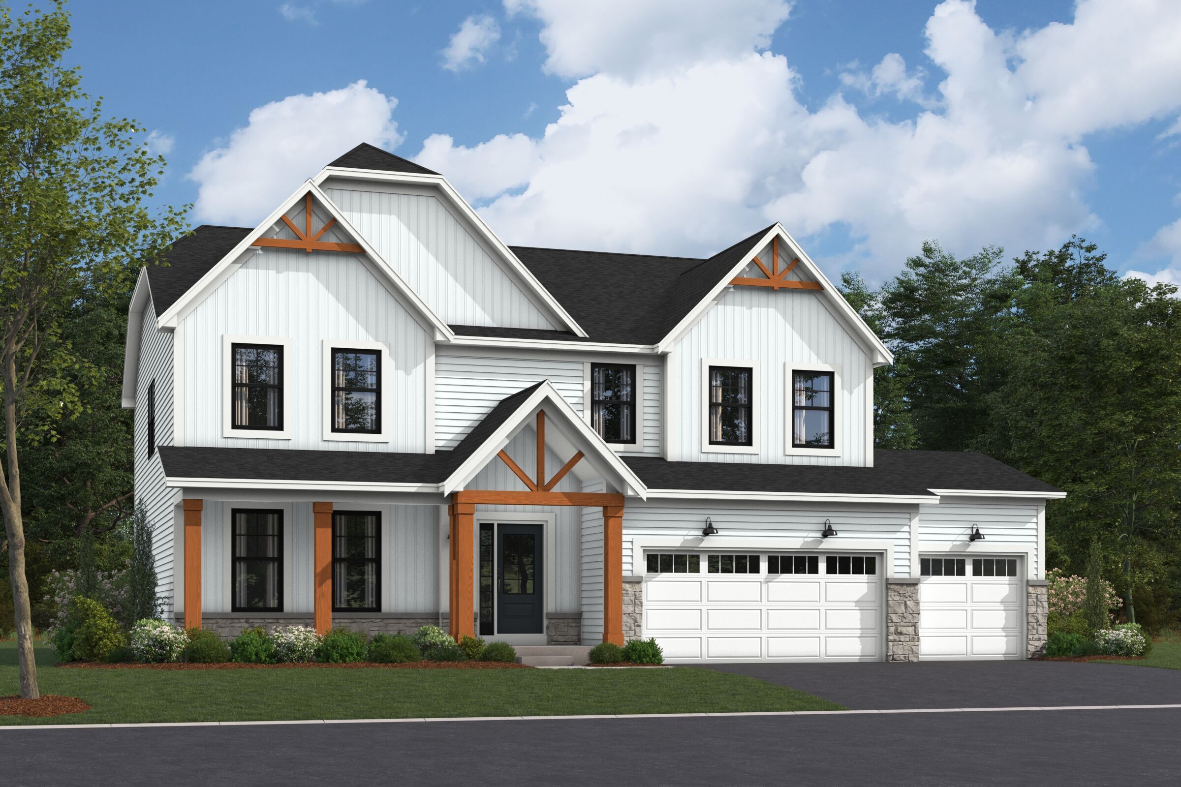 Fairchild Elevation Rustic Farmhouse:Fairchild Elevation Rustic Farmhouse