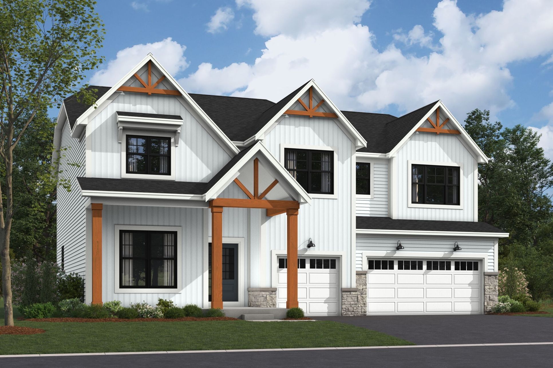 Hudson Elevation Rustic Farmhouse:Hudson Elevation Rustic Farmhouse