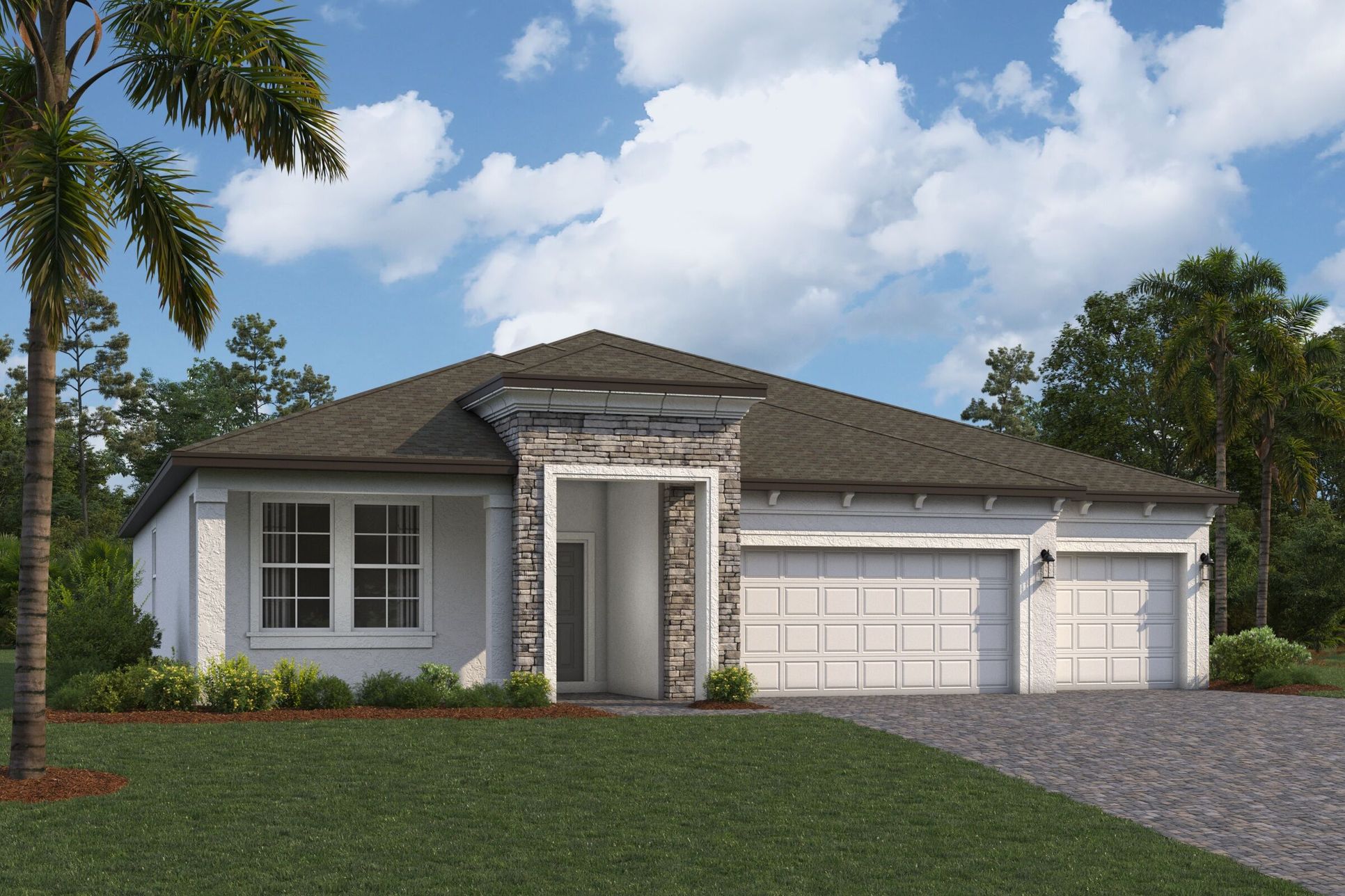 Corina III Elevation A:Corina III Elevation A